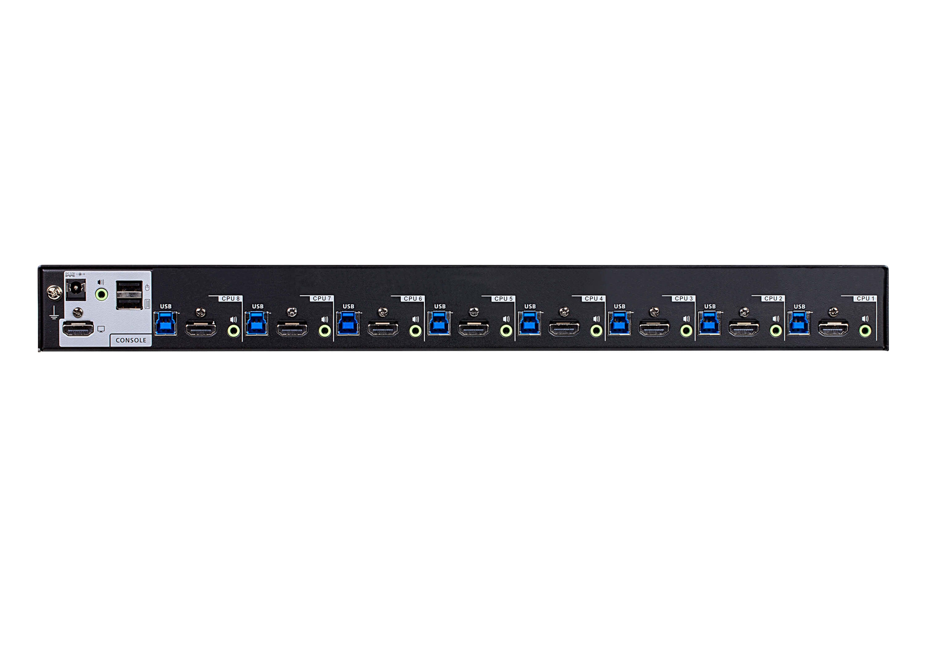 ATEN CS18208-AT-G commutateur écran, clavier et souris Noir