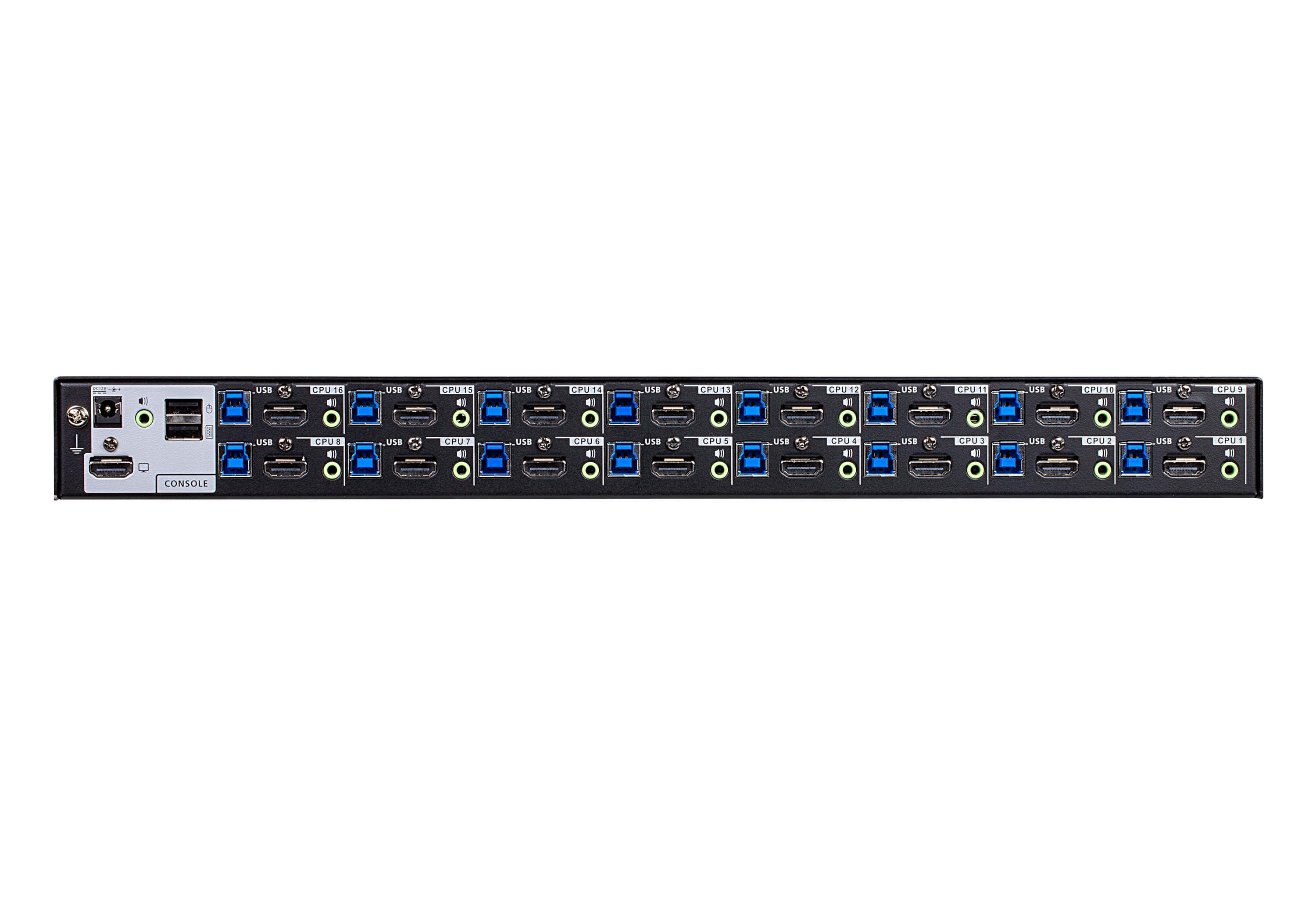 ATEN CS18216-AT-G commutateur écran, clavier et souris Noir
