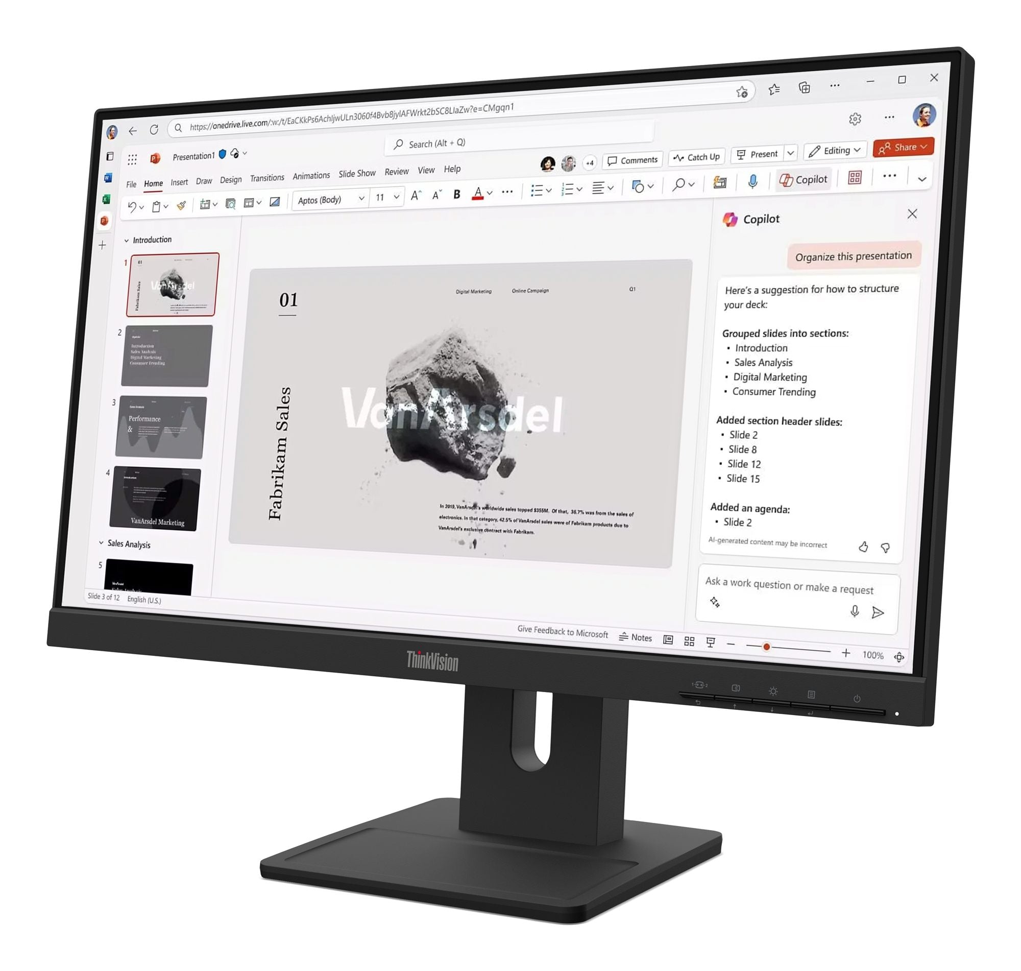 LENOVO ThinkVision E22-40 21.5p IPS FHD 16:9 100Hz 250cd/m2 4ms HDMI DP VGA