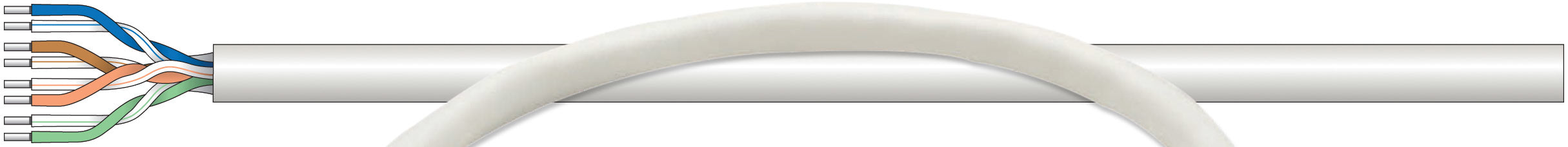 Intellinet 325899 Câble Cat5e U/UTP en vrac 305m Gris 24 AWG