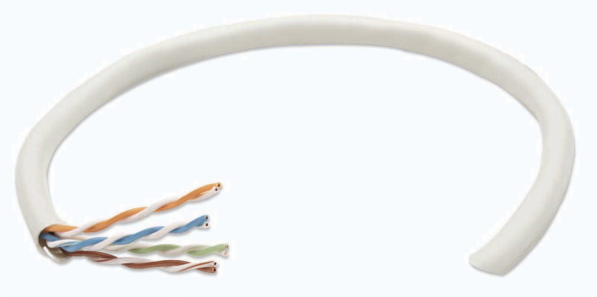 Intellinet 325899 Câble Cat5e U/UTP en vrac 305m Gris 24 AWG