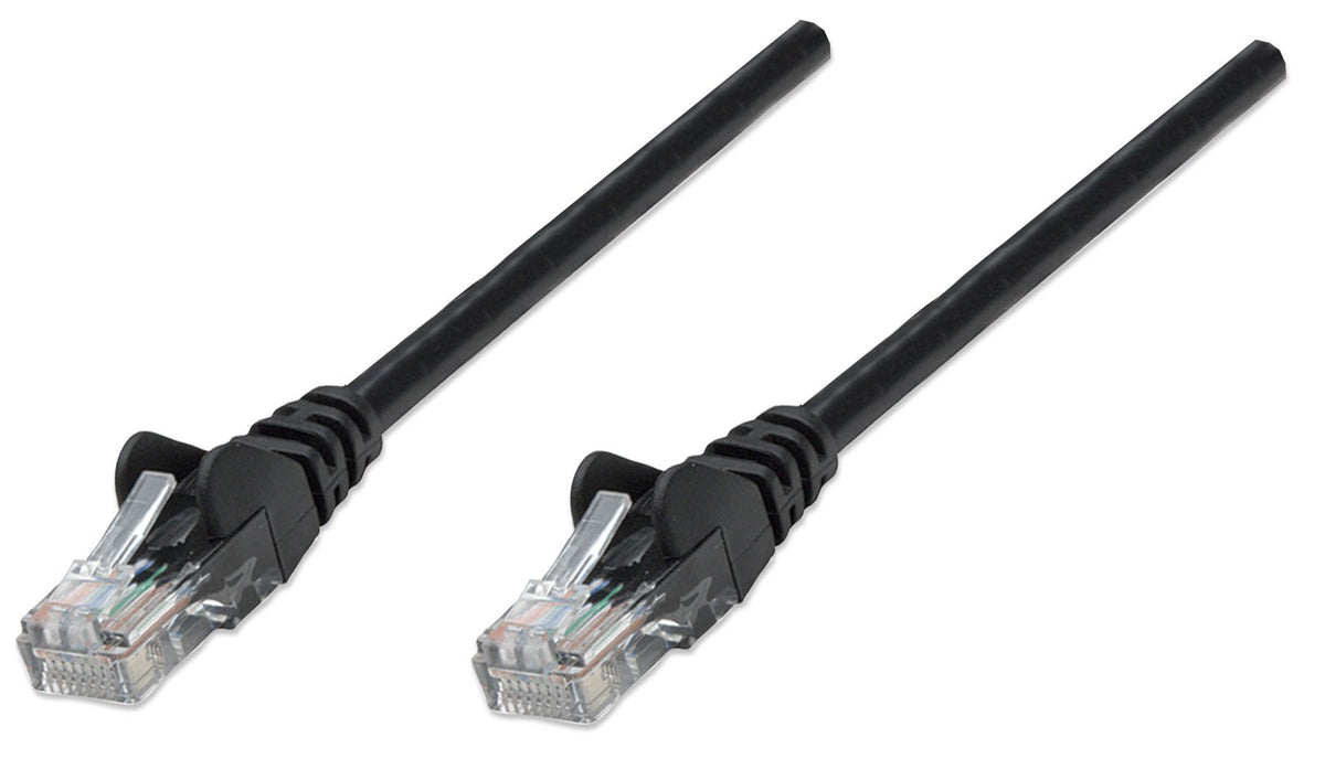 Intellinet 1m Cat5e câble de réseau Noir U/UTP (UTP)