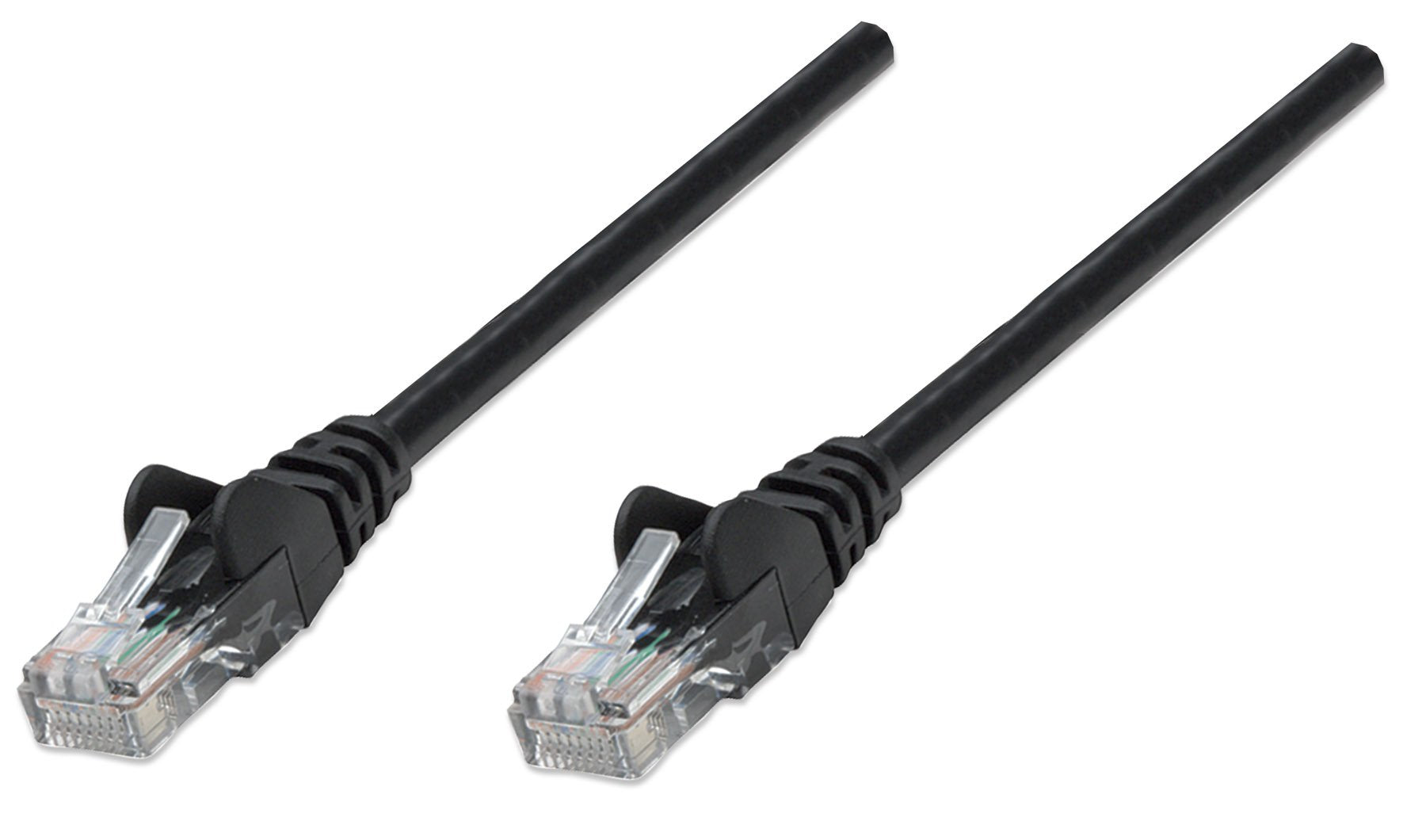 Intellinet 1m Cat5e câble de réseau Noir U/UTP (UTP)