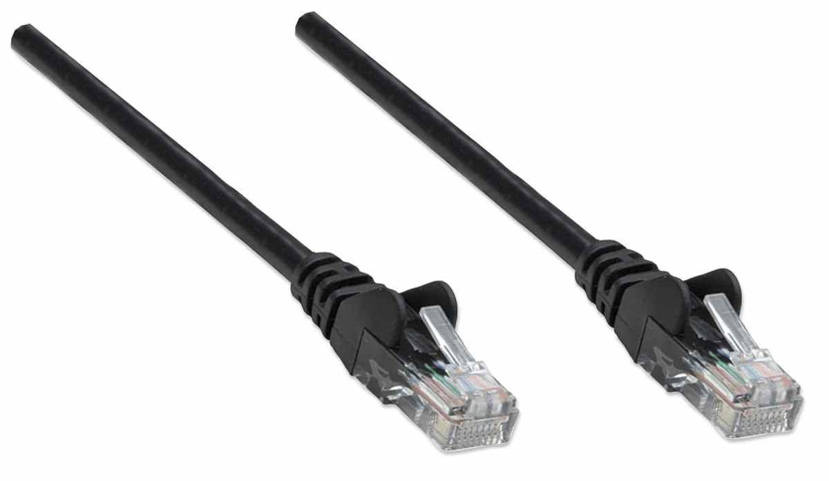 Intellinet 345378 câble de réseau Noir 10 m Cat5e U/UTP (UTP)