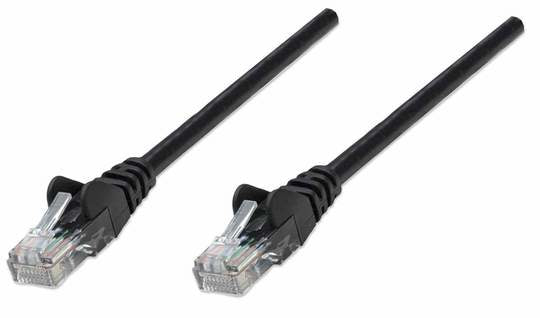 Intellinet 345378 câble de réseau Noir 10 m Cat5e U/UTP (UTP)