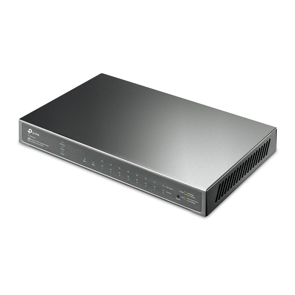 TP-Link JetStream TL-SG2008 commutateur réseau Géré L2/L2+ Gigabit Ethernet (10/100/1000) Noir