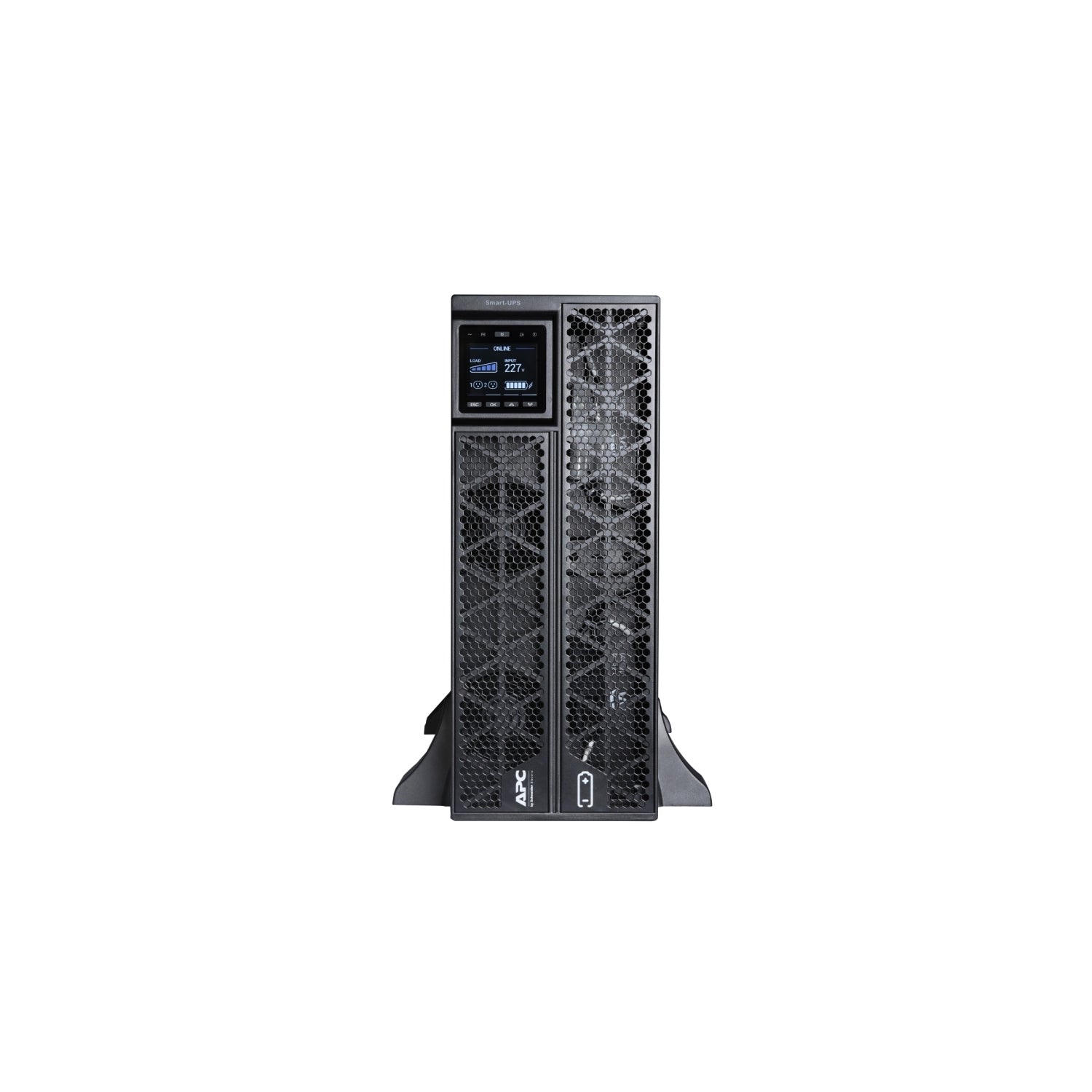 APC Smart-UPS RT 6KVA UPS rack-mountable / external AC 230V 6 kW 6000VA RS-232 USB output connectors 8 4U