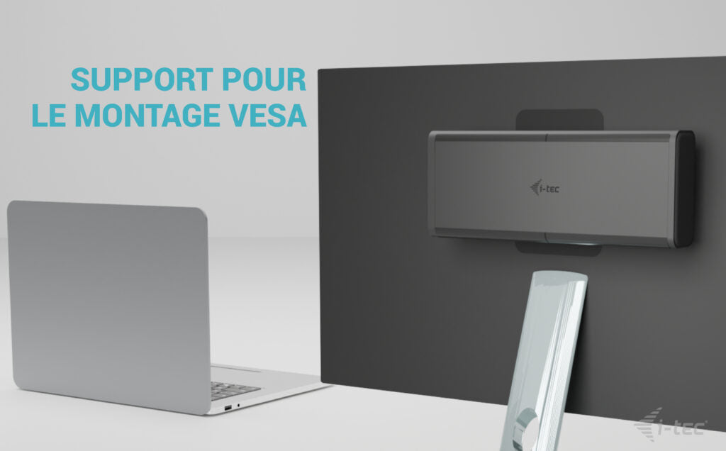 I-TEC Universal 6x 4K Display DS 6x4K 2xDP 2xHDMI 2xUSB-C 1xGLAN 2xUSB-C Gen.2 4xUSB 3.2 1xAudio/Mic Jack 1xSD/microSD Kl PD 140W KL