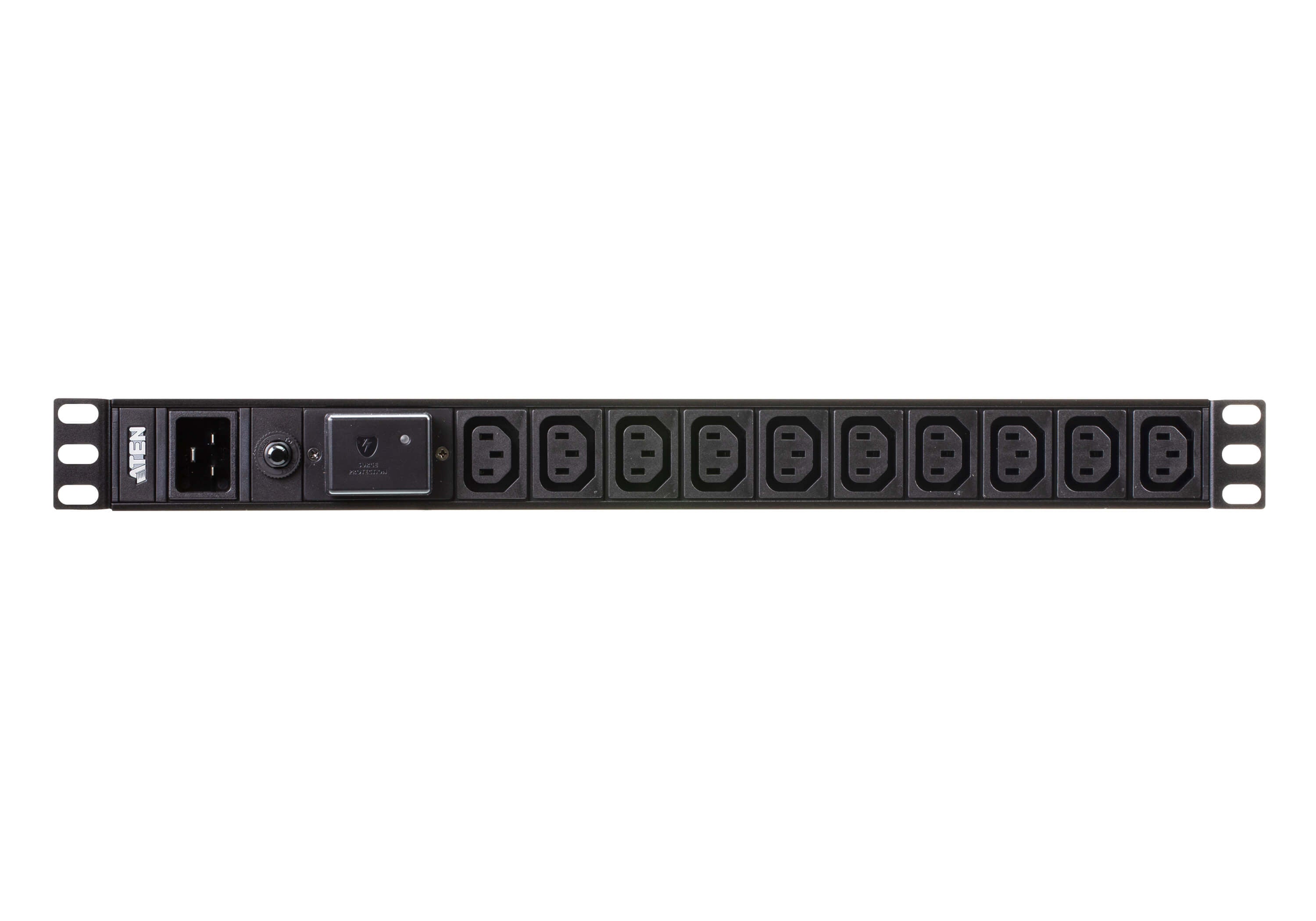 ATEN PE0218S PDU multiprise 19" 1U Parafoudre 16A 17 prises C13 - 1 prise C19