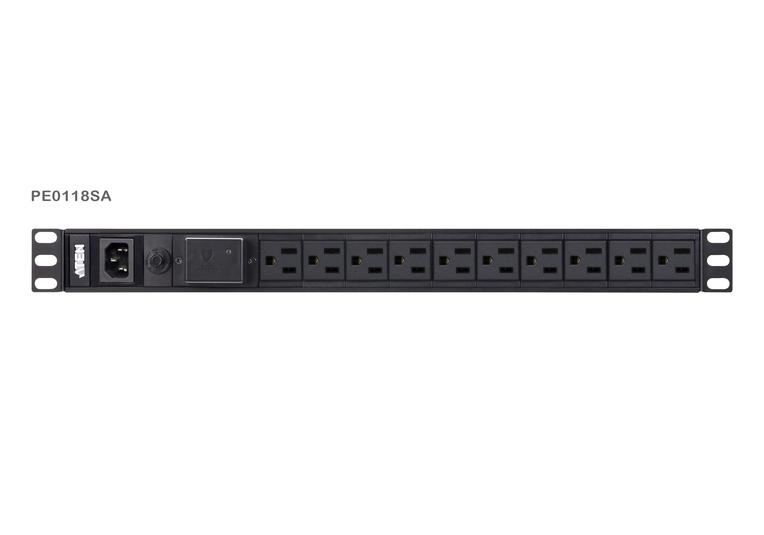 ATEN PE0118S PDU multiprise 19" 1U Parafoudre 10A 18 prises C13