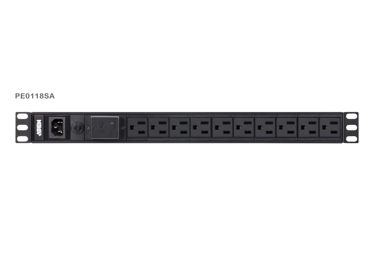 ATEN PE0118S PDU multiprise 19" 1U Parafoudre 10A 18 prises C13