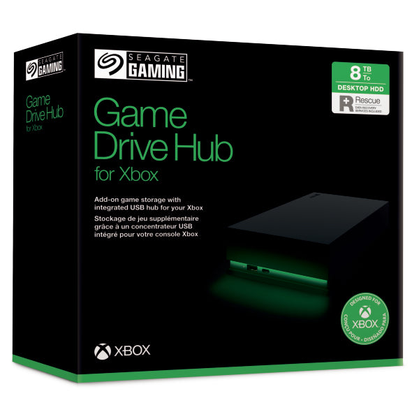 SEAGATE Game Drive Hub for Xbox 8To USB-C and USB-A