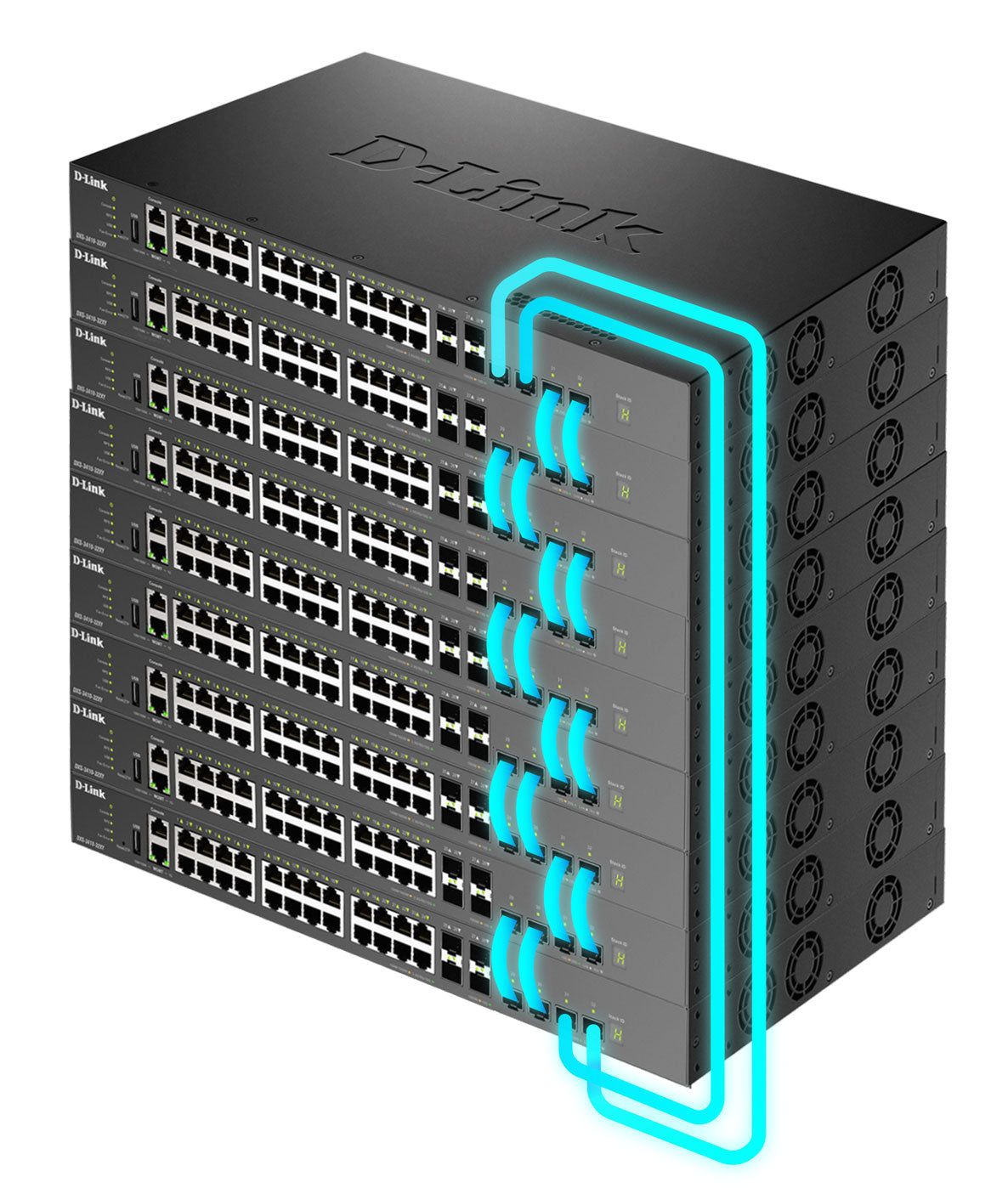 D-LINK Top of Rack 10 Gigabit Layer 3 Stackable Managed Switch 32 port