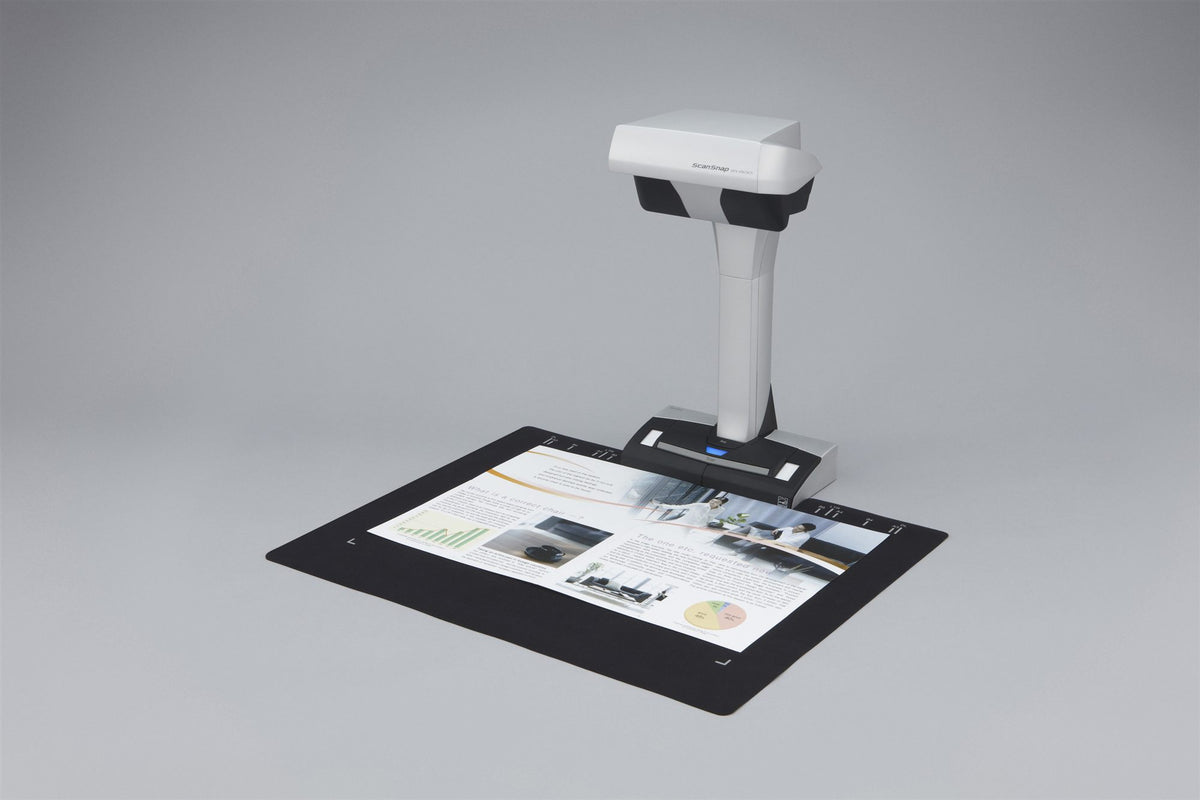 RICOH ScanSnap SV600 Contactless overhead document scanner capable of scanning A8 to A3 documents up to 30mm depth. Includes USB 2