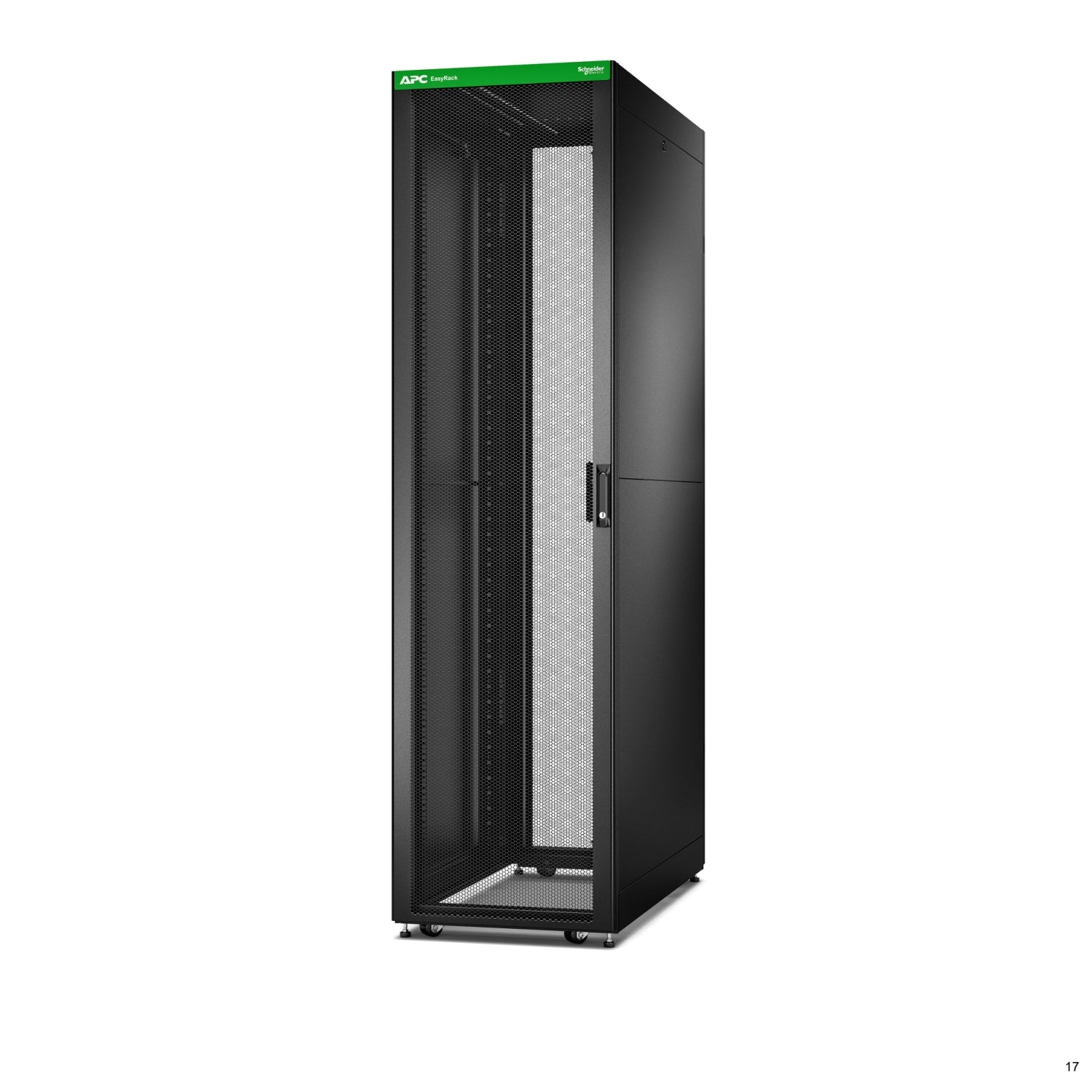 APC Easy Rack 48Ux600x1200 Roof/Side panel/castors/feet No Bottom 4Brackets black