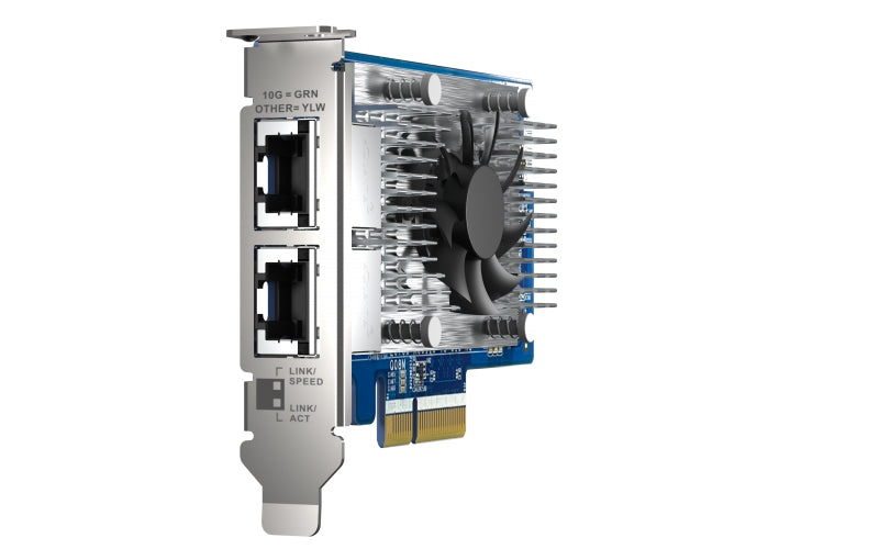 Dual-port 10GBASE-T 10GbE network expa