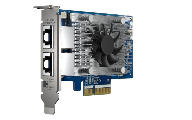 Dual-port 10GBASE-T 10GbE network expa