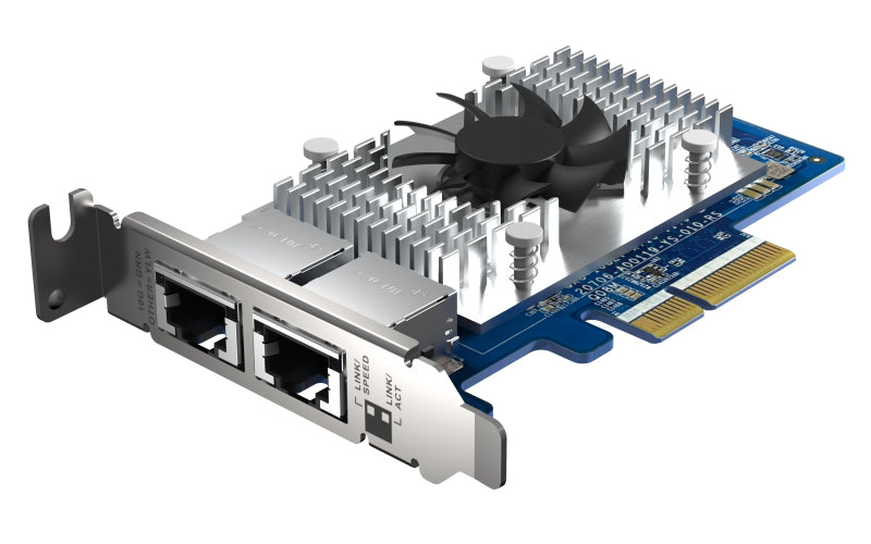 Dual-port 10GBASE-T 10GbE network expa
