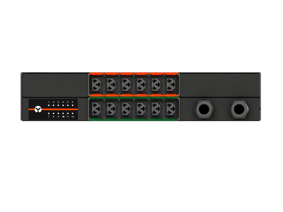 Vertiv Geist AGR5M2R6-12CF13-3PS6PS6B211-D unité de distribution d'énergie 12 sortie(s) CA 0U Noir