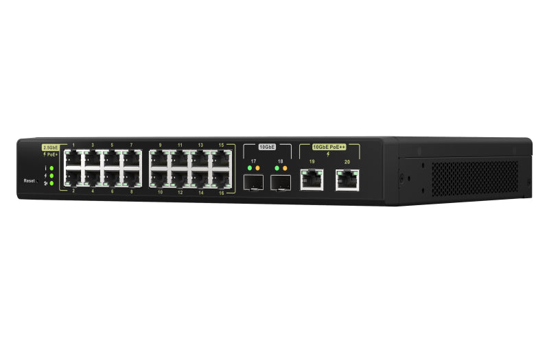 16x2.5GbE PoE 2x10GbE SFP+2x10GbE PoE wm