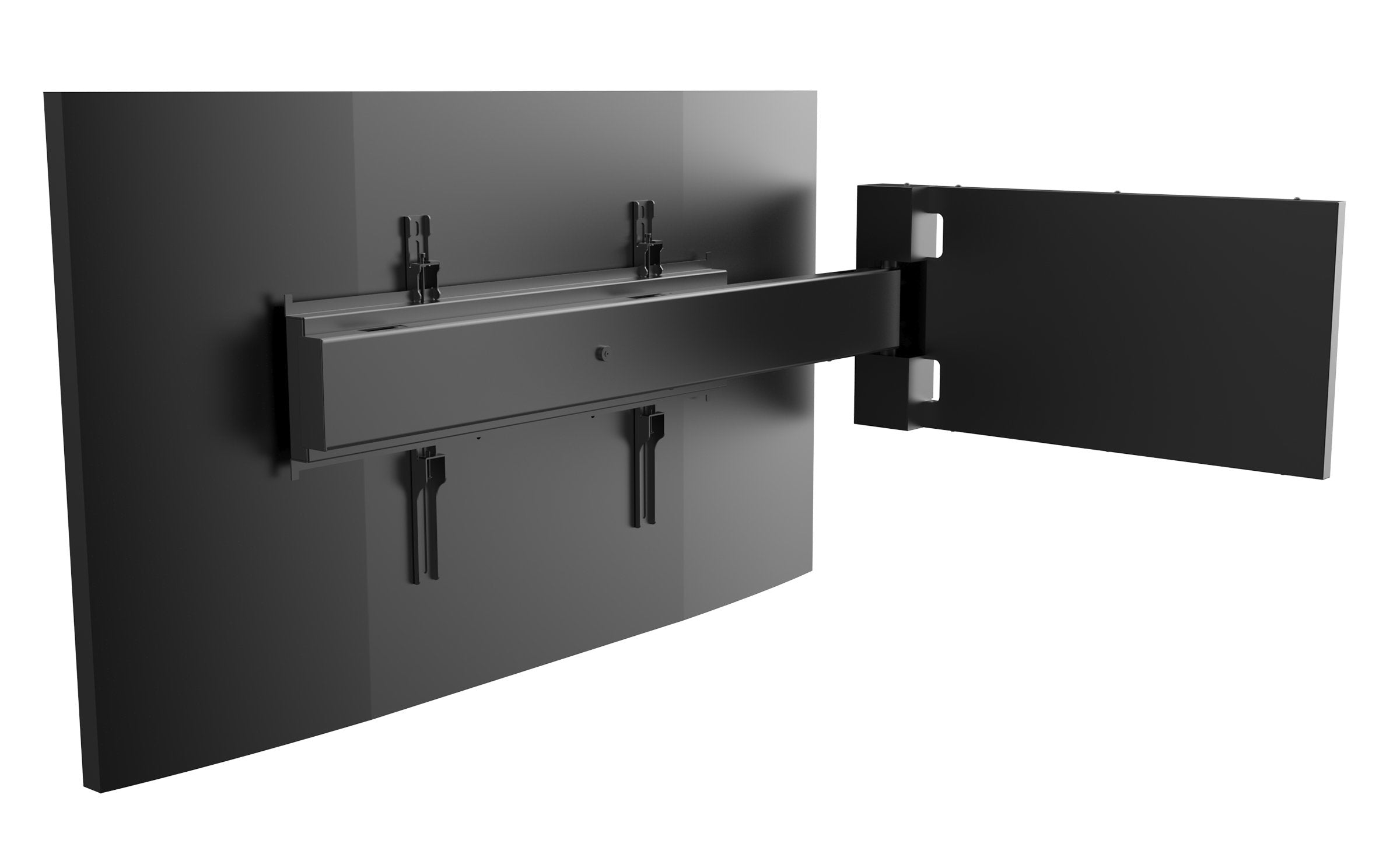 Peerless Universal Swing-Out Wall Mount for 55in - 75in TVs - Black