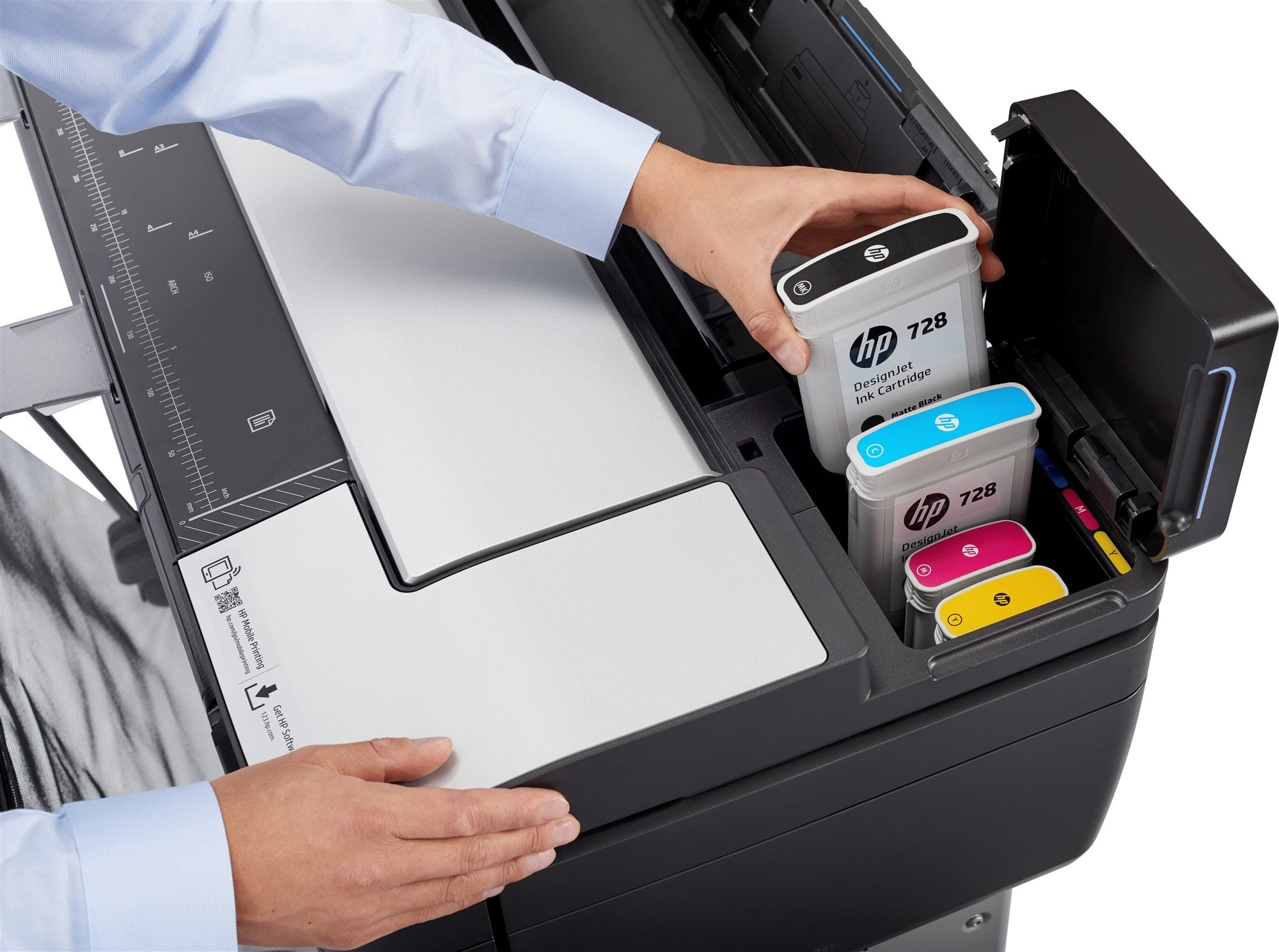 HP DesignJet T830 24p MFP with new stand Printer