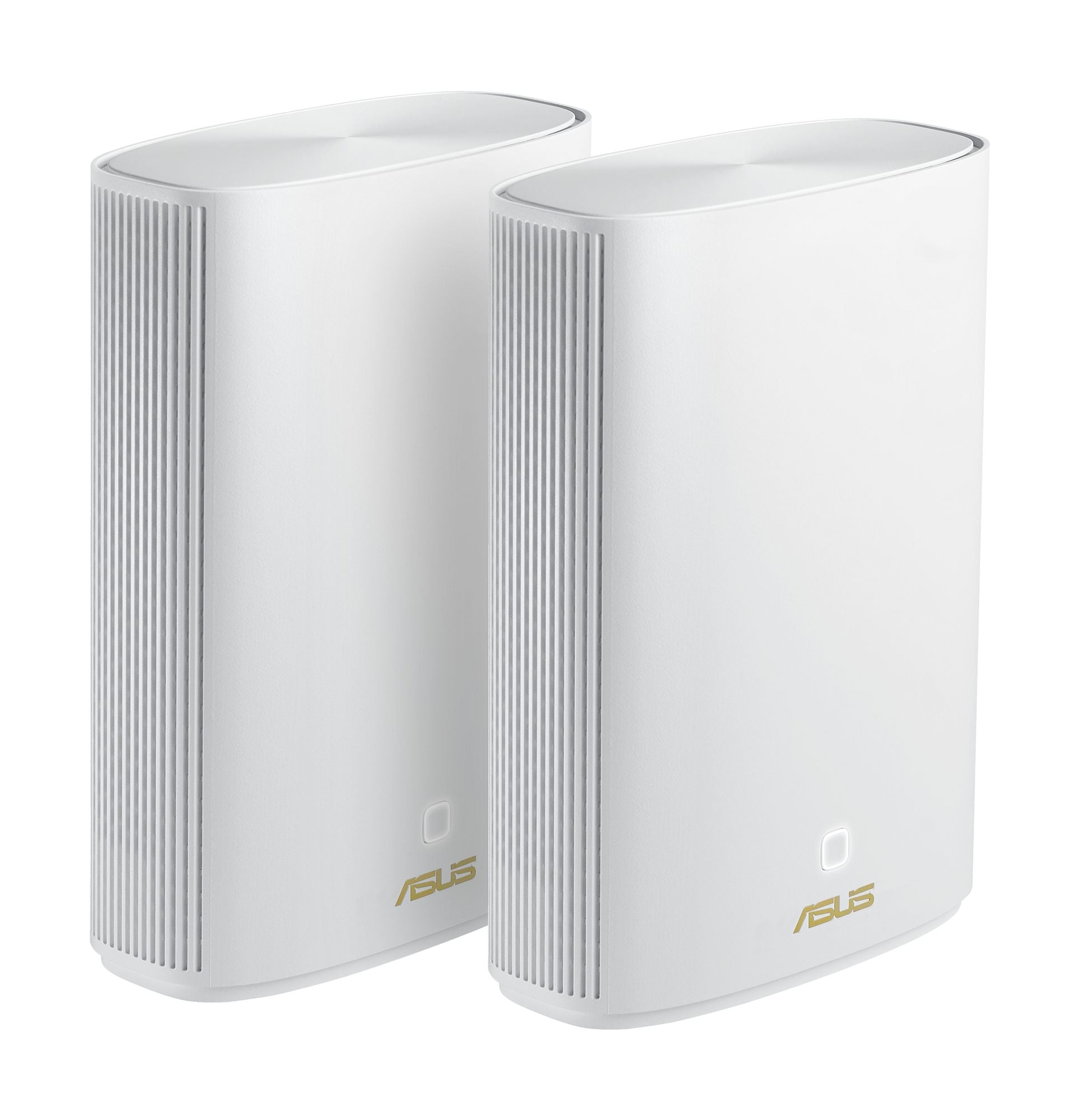 ASUS ZenWiFi AX Hybrid XP4 Mesh AX1800 Dual Band WiFi 6 with AV1300 HomePlug AV2 MIMO White 2-pack