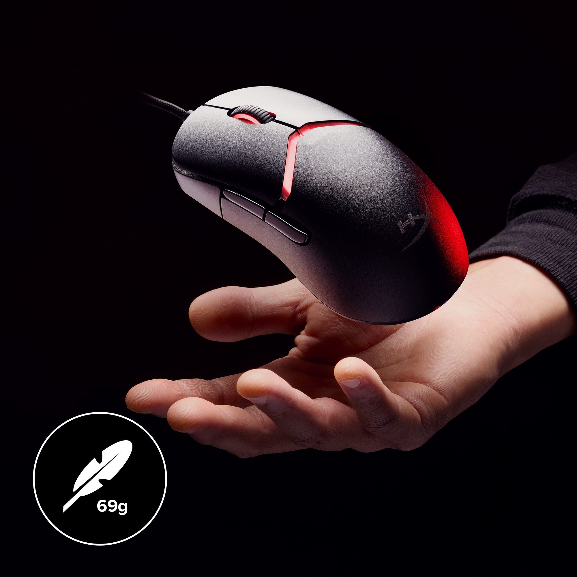 Souris Gaming HyperX Pulsefire Saga (Noire)