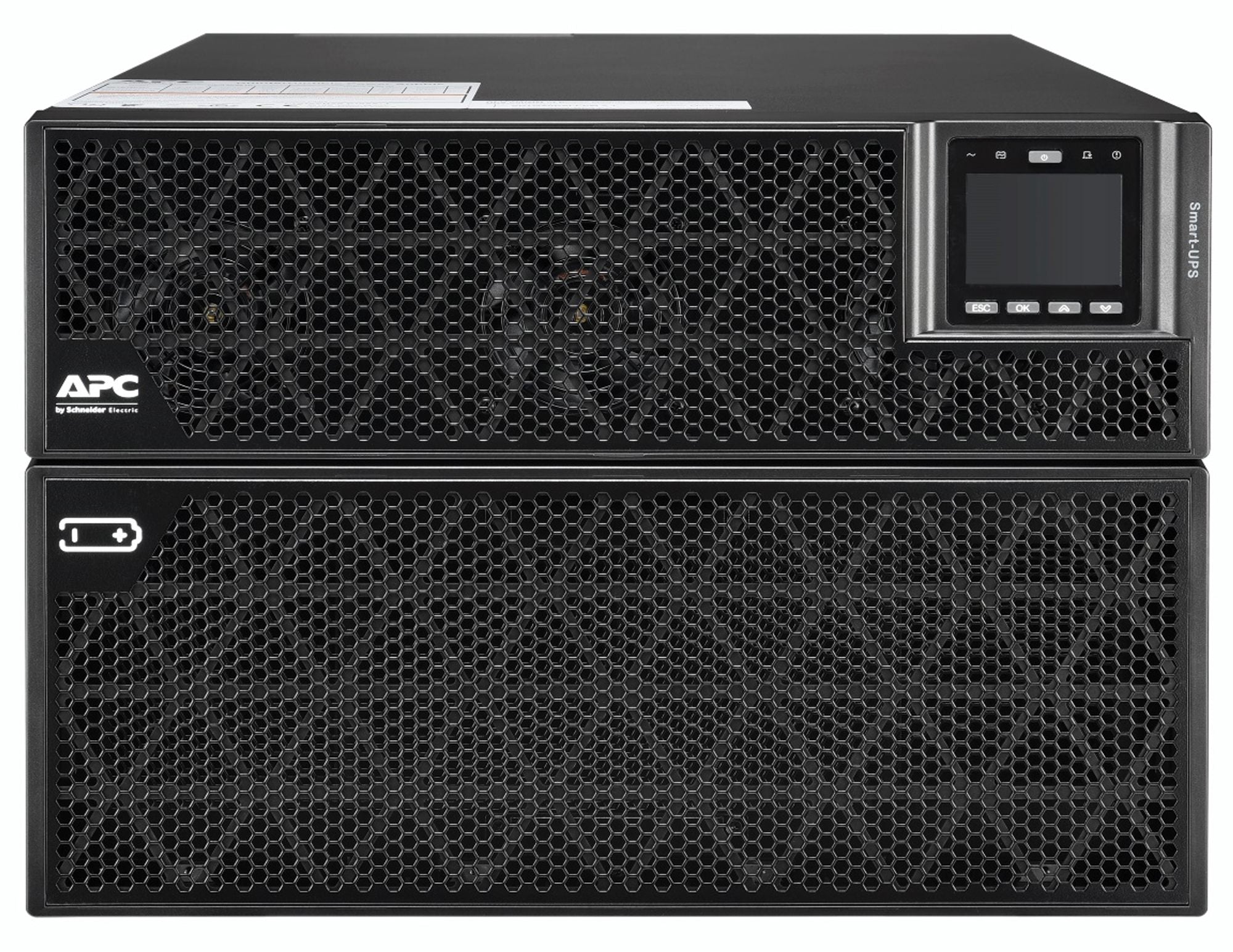 APC Smart-UPS RT 20kVA UPS rack-mountable AC 230/380V 20000Watt 20000VA 3-phase / 1-phase RS-232 output connectors 1 7U Black