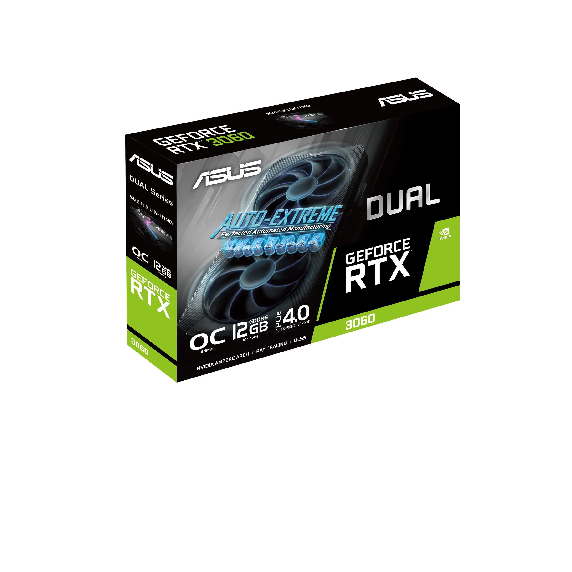 ASUS DUAL RTX3060 OC 12Go GDDR6 PCIe 4.0 HDMI 2.1 3xDP 1.4a V2