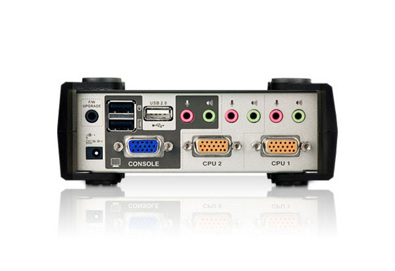 Aten CS1732B-AT-G 2P PS/2-USB VGA/Audio KVMP Commutateur W/OSD