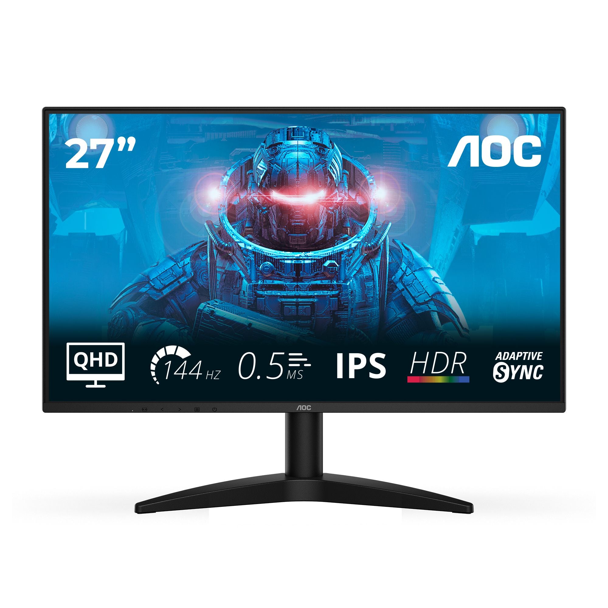 AOC Q27B32X 27p QHD IPS 144Hz 4ms 300cd/m2 HDMI 2.0 DP