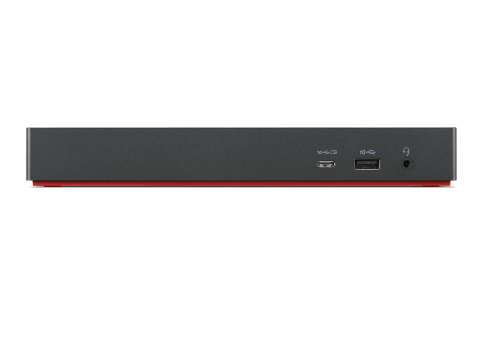 Lenovo 40B00300DK station d'accueil Avec fil Thunderbolt 4 Noir, Rouge