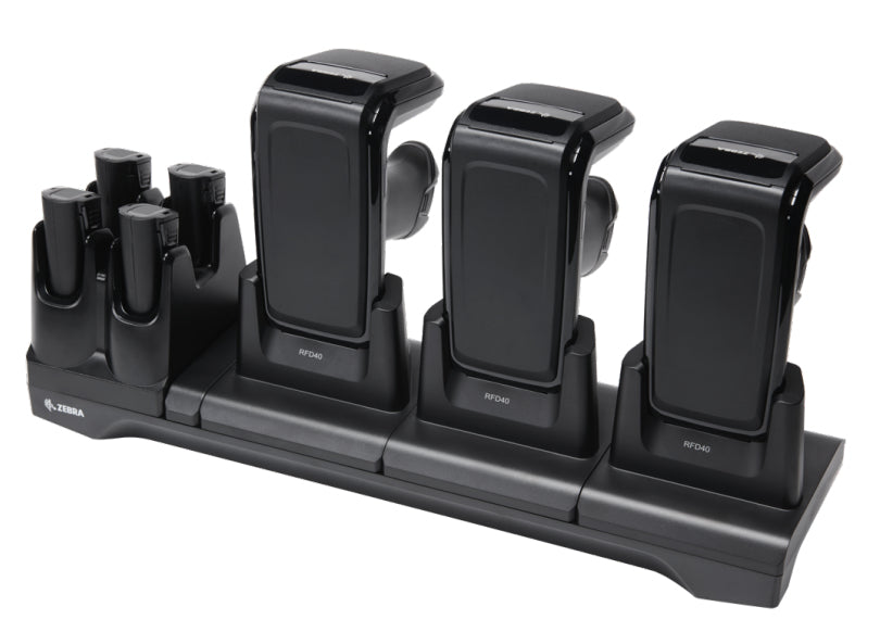 Zebra CRD3S4T-RFD49-UNIV-COM-1R chargeur d'appareils mobiles Lecteur RFID Noir Secteur Intérieure