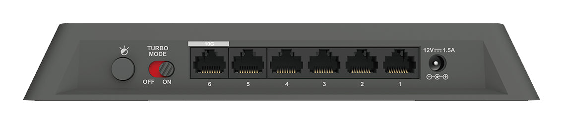 D-Link DMS-106XT commutateur réseau Non-géré 2.5G Ethernet (100/1000/2500) Noir
