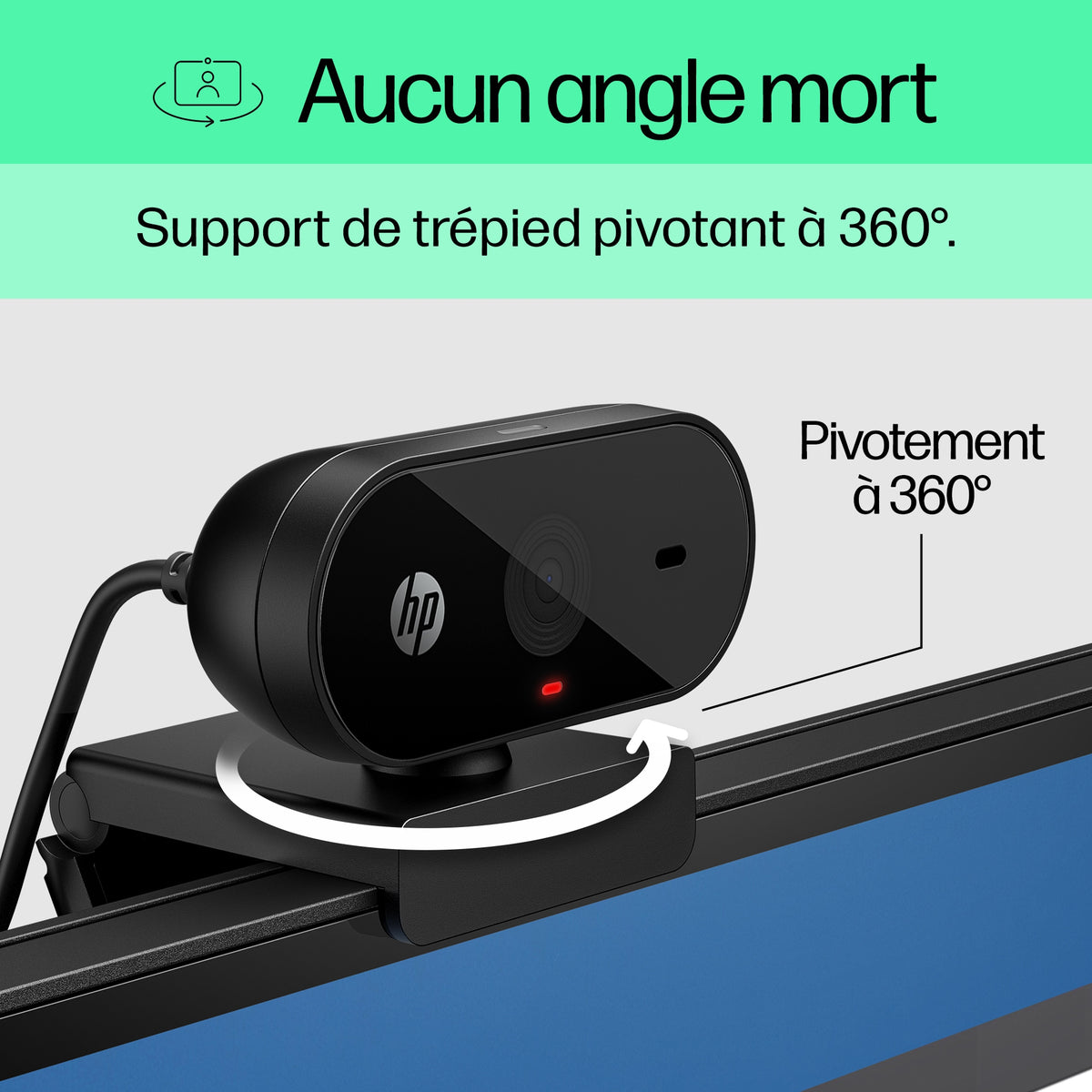 HP 320 FHD webcam 1920 x 1080 pixels USB Noir