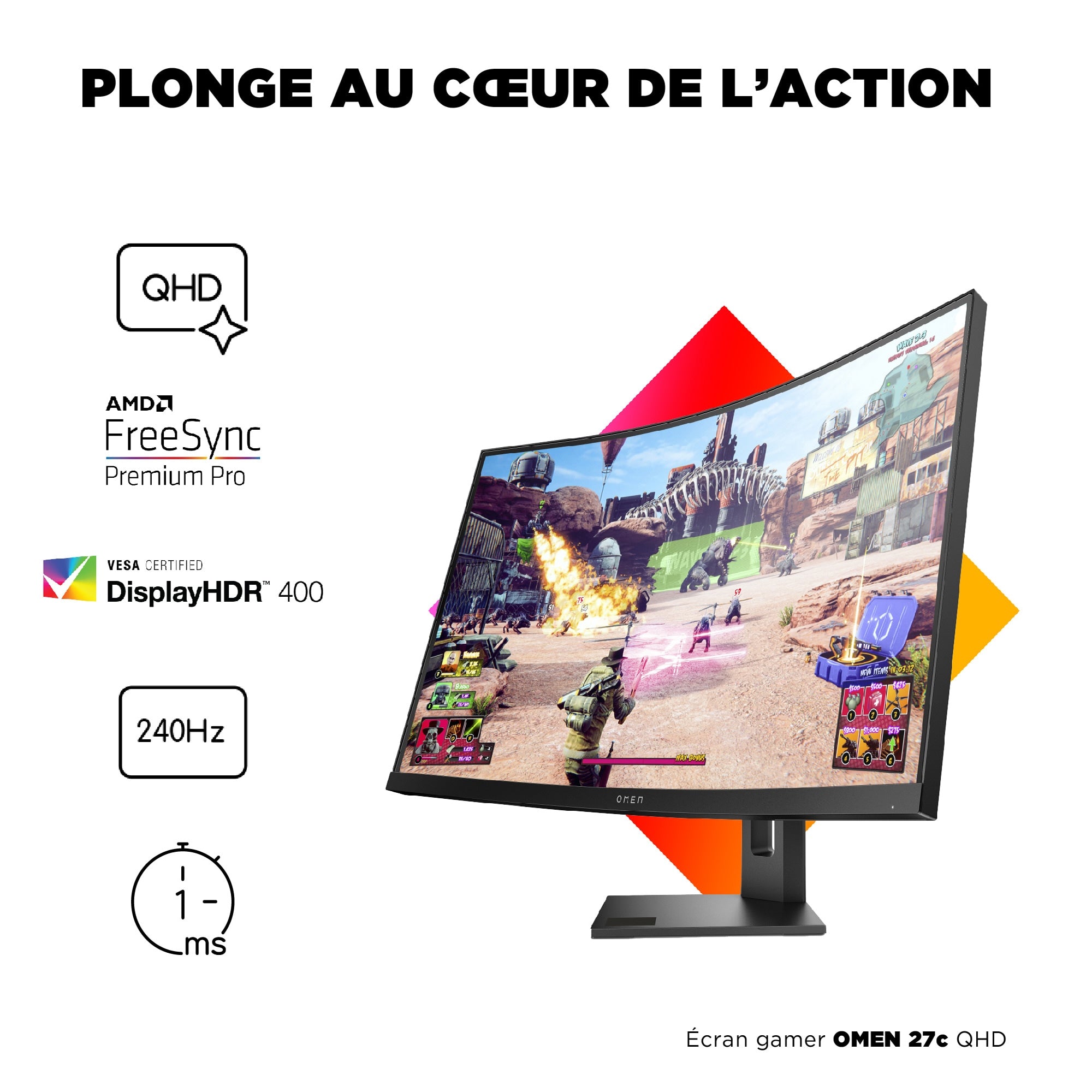 MNTR OMEN 27c QHD Gaming35D67AA#ABB