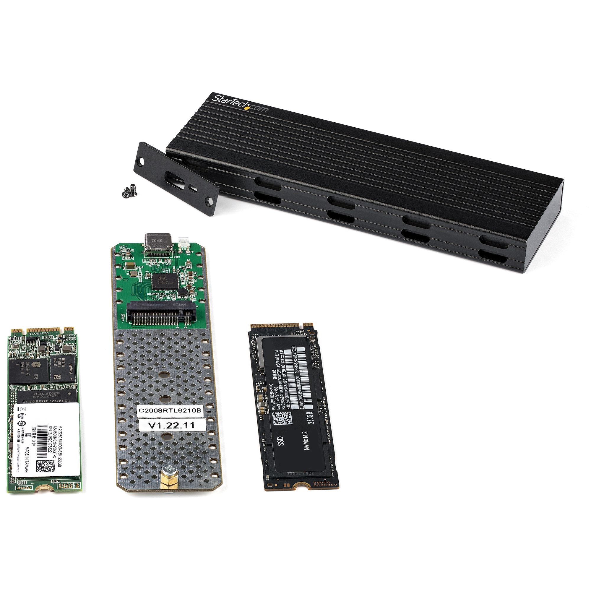 USB-C Enclosure a M.2 NVMe/PCIe/SATA SSD