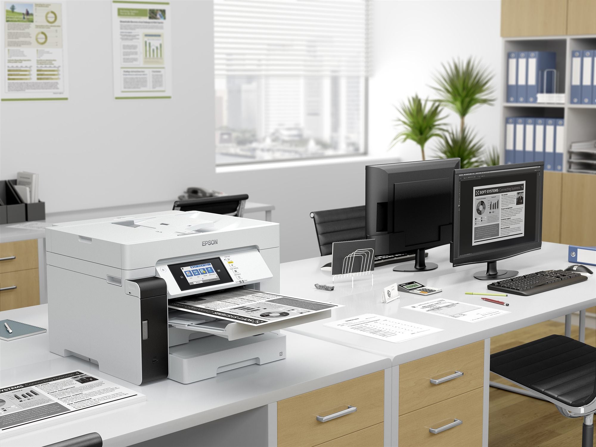 Epson EcoTank Pro M15180 - appareil tout-en-un d'impression - impression, numérisation, copie, fax 4800 x 1200 DPI A3+ DUPLEX DADF 25ppm Wi-Fi AirPrint