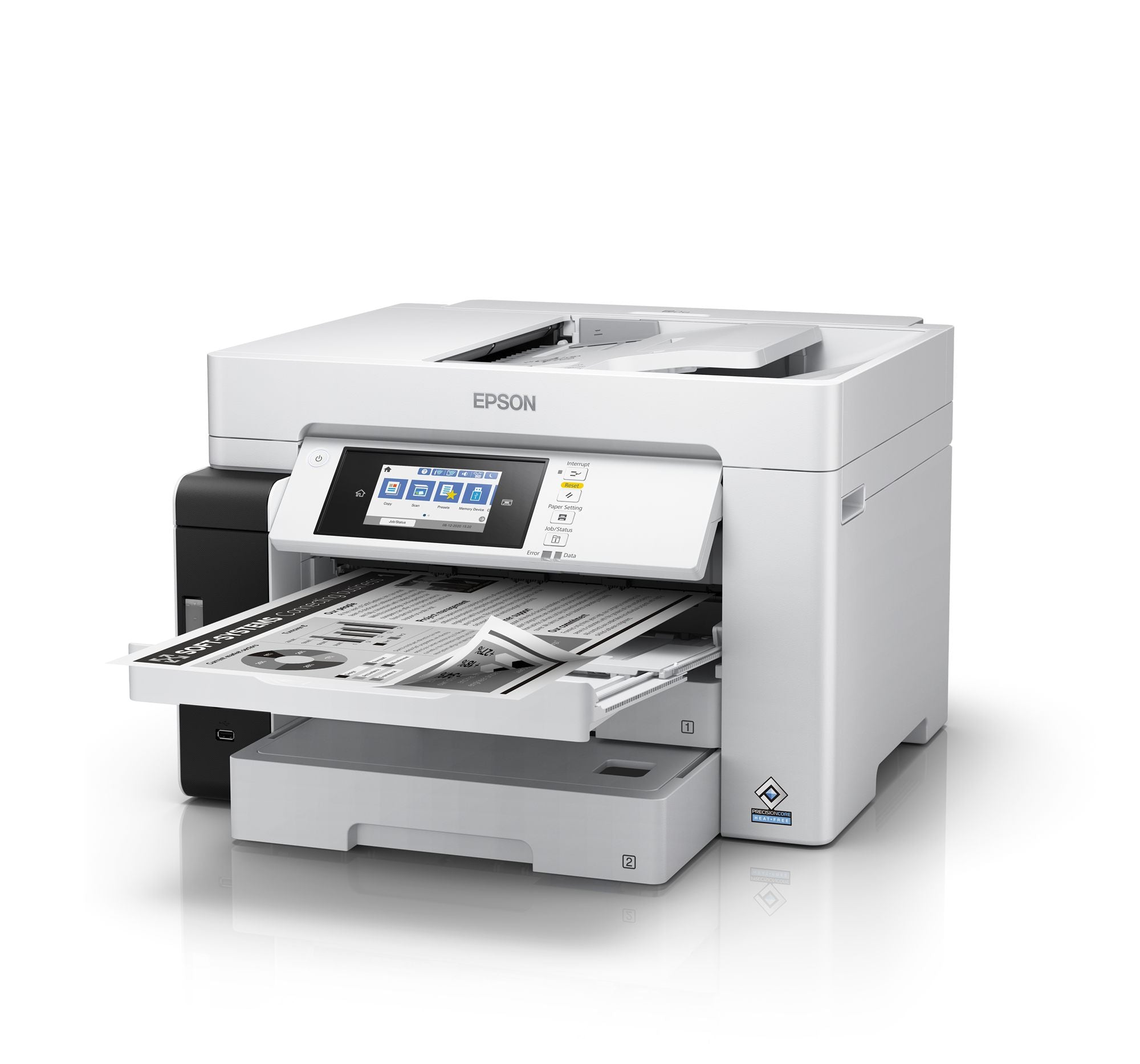 Epson EcoTank Pro M15180 - appareil tout-en-un d'impression - impression, numérisation, copie, fax 4800 x 1200 DPI A3+ DUPLEX DADF 25ppm Wi-Fi AirPrint