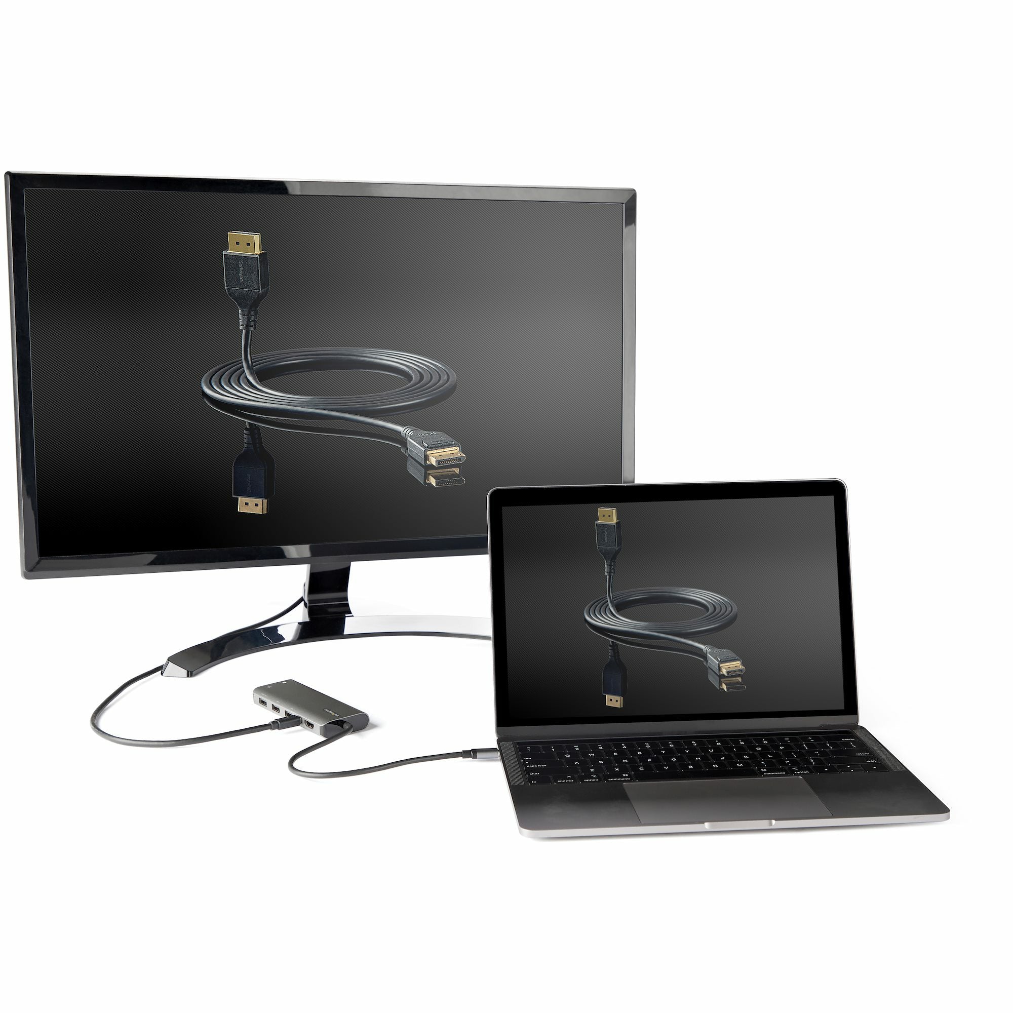 USB C Multiport Adapter HDMI/mDP 4K 60Hz