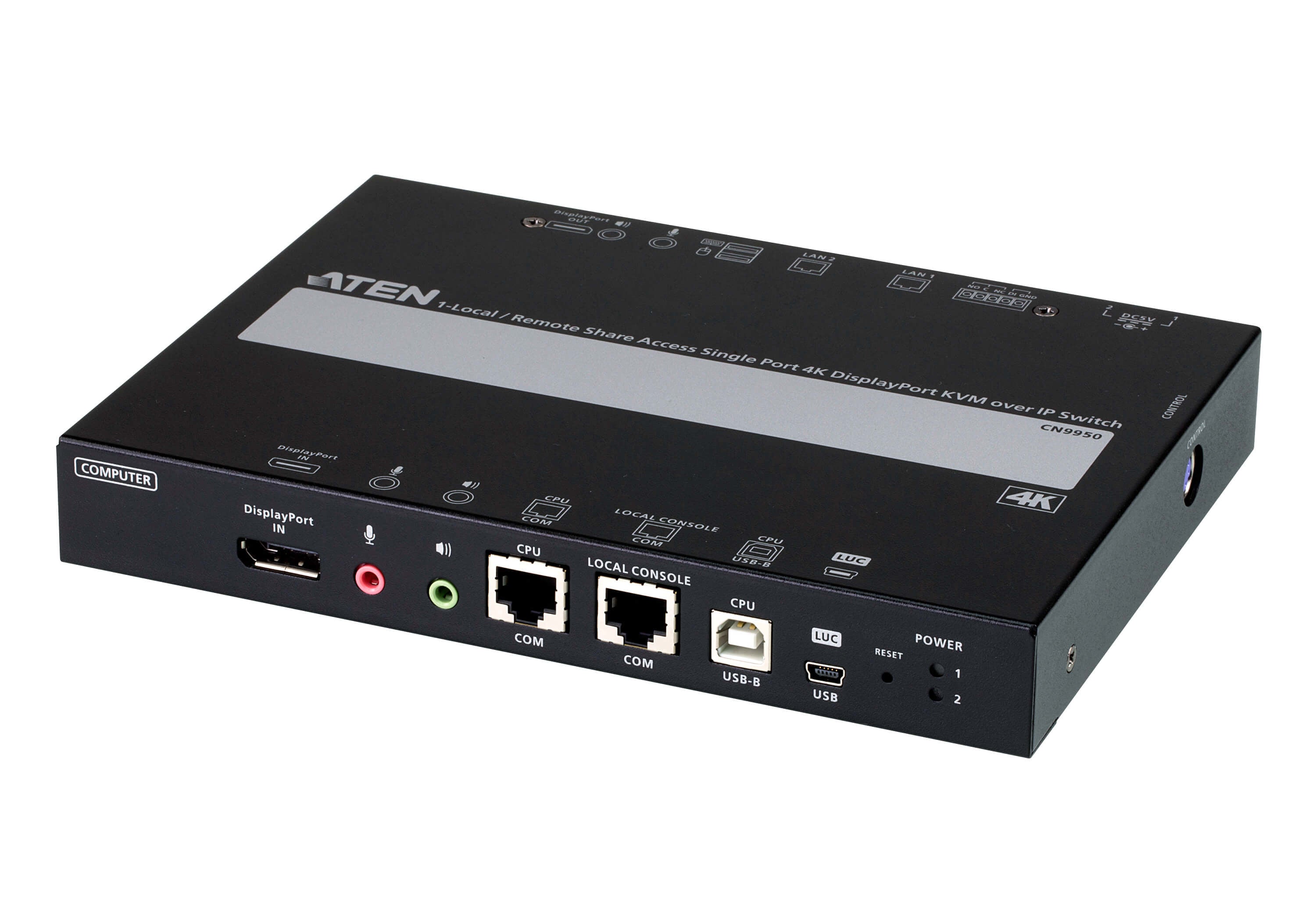ATEN CN9950-AT-G commutateur écran, clavier et souris Noir