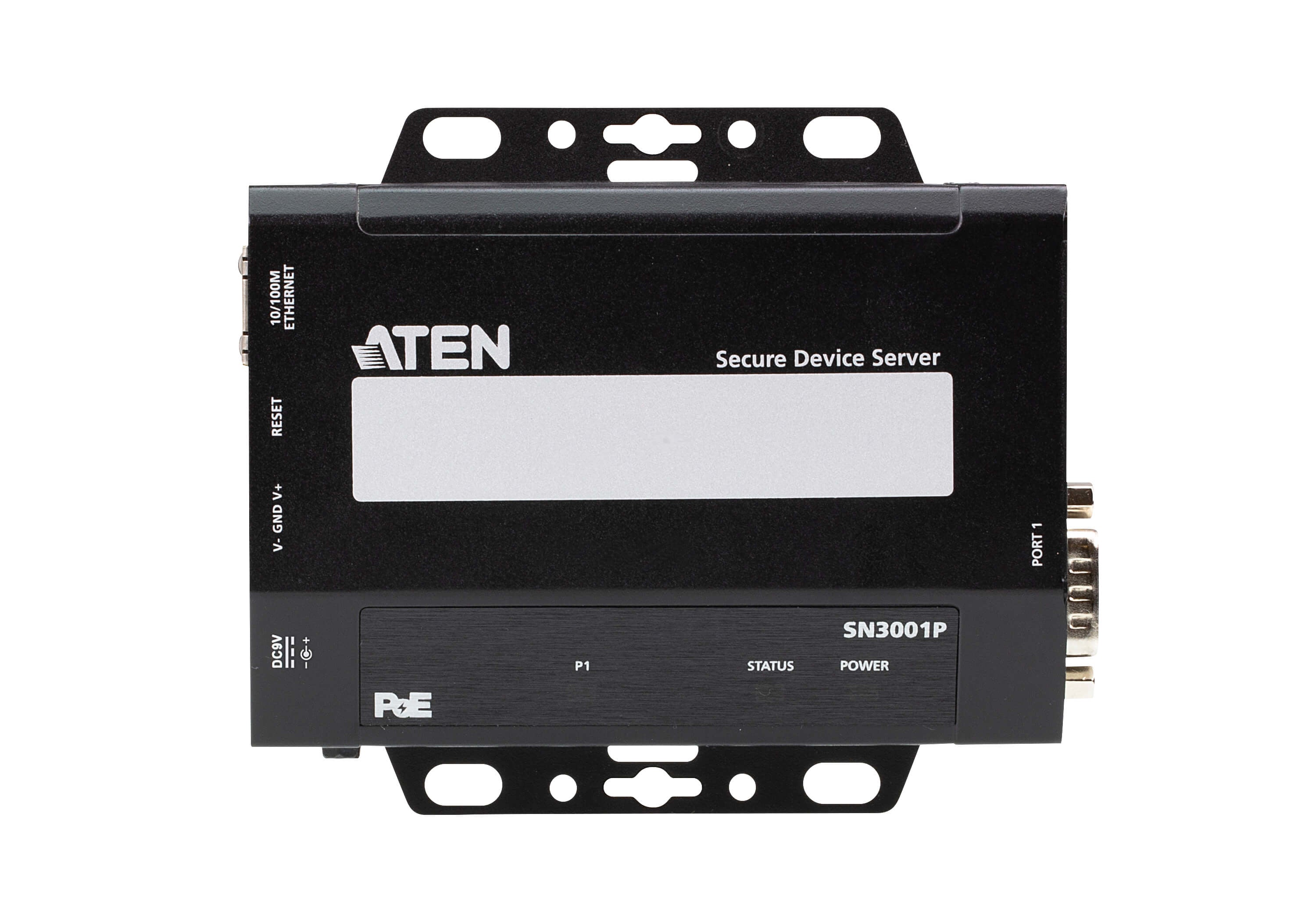 ATEN SN3001P serveur RS-232 1x DB9 Sécurisé sur IP PoE