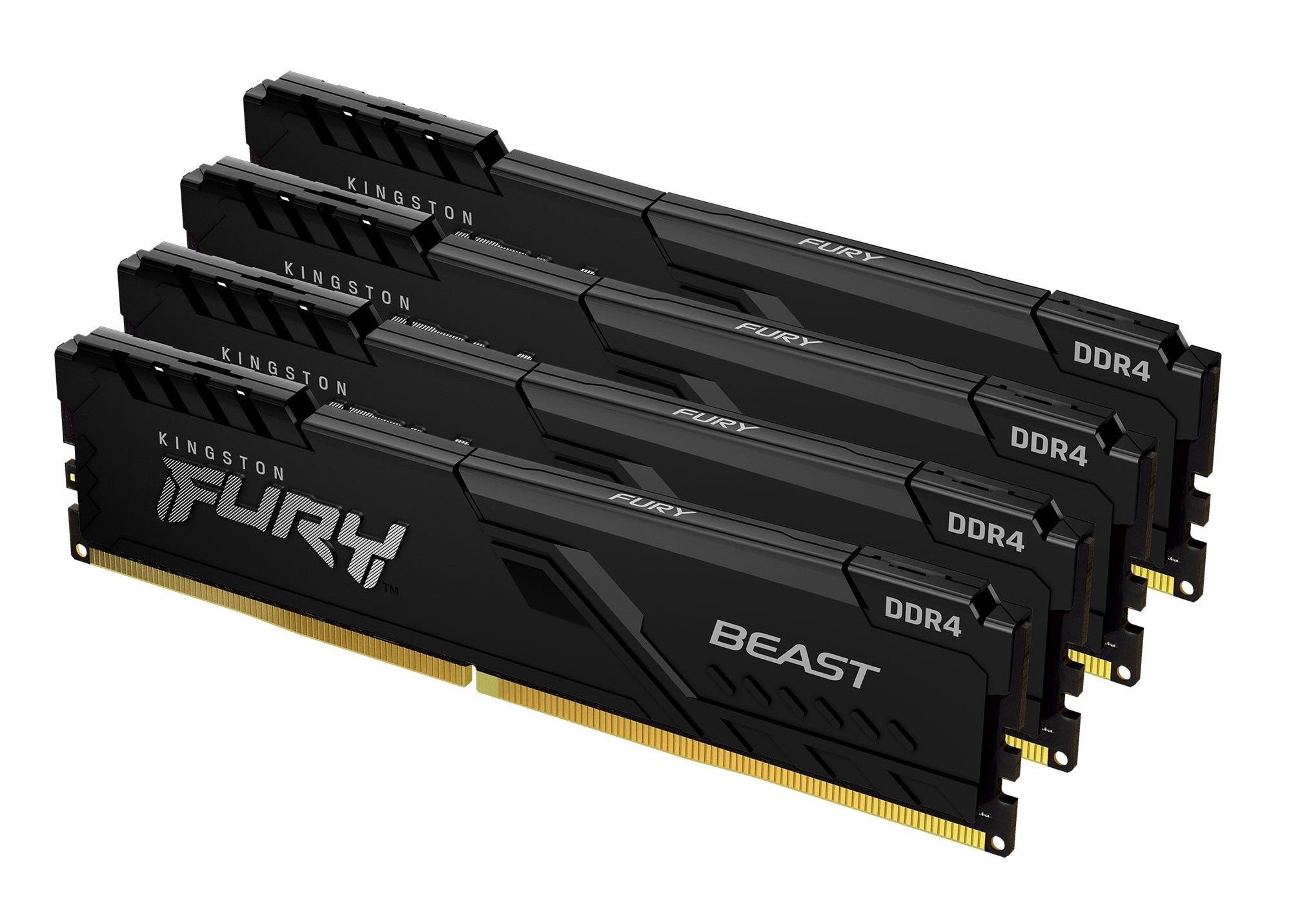 KINGSTON 32Go 3600MHz DDR4 CL17 DIMM Kit of 4 FURY Beast Black