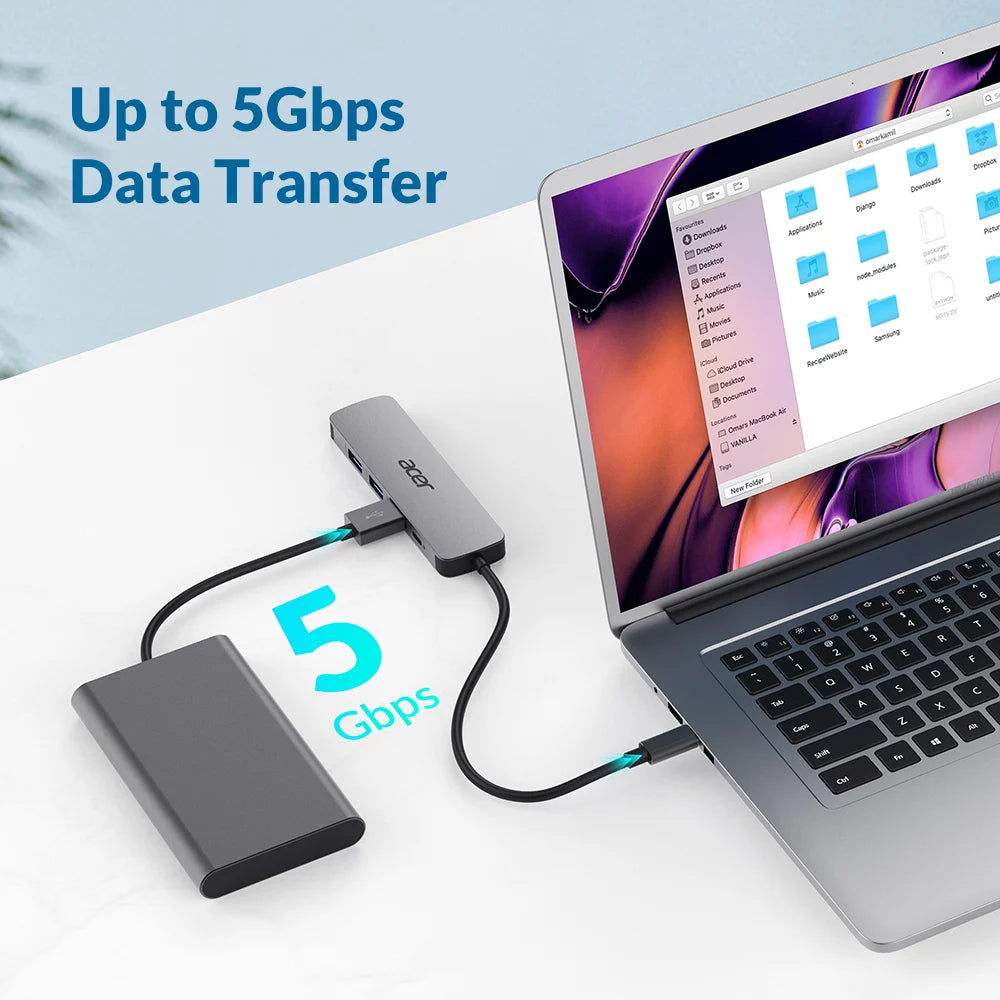 Acer 5in1 Type C dongle