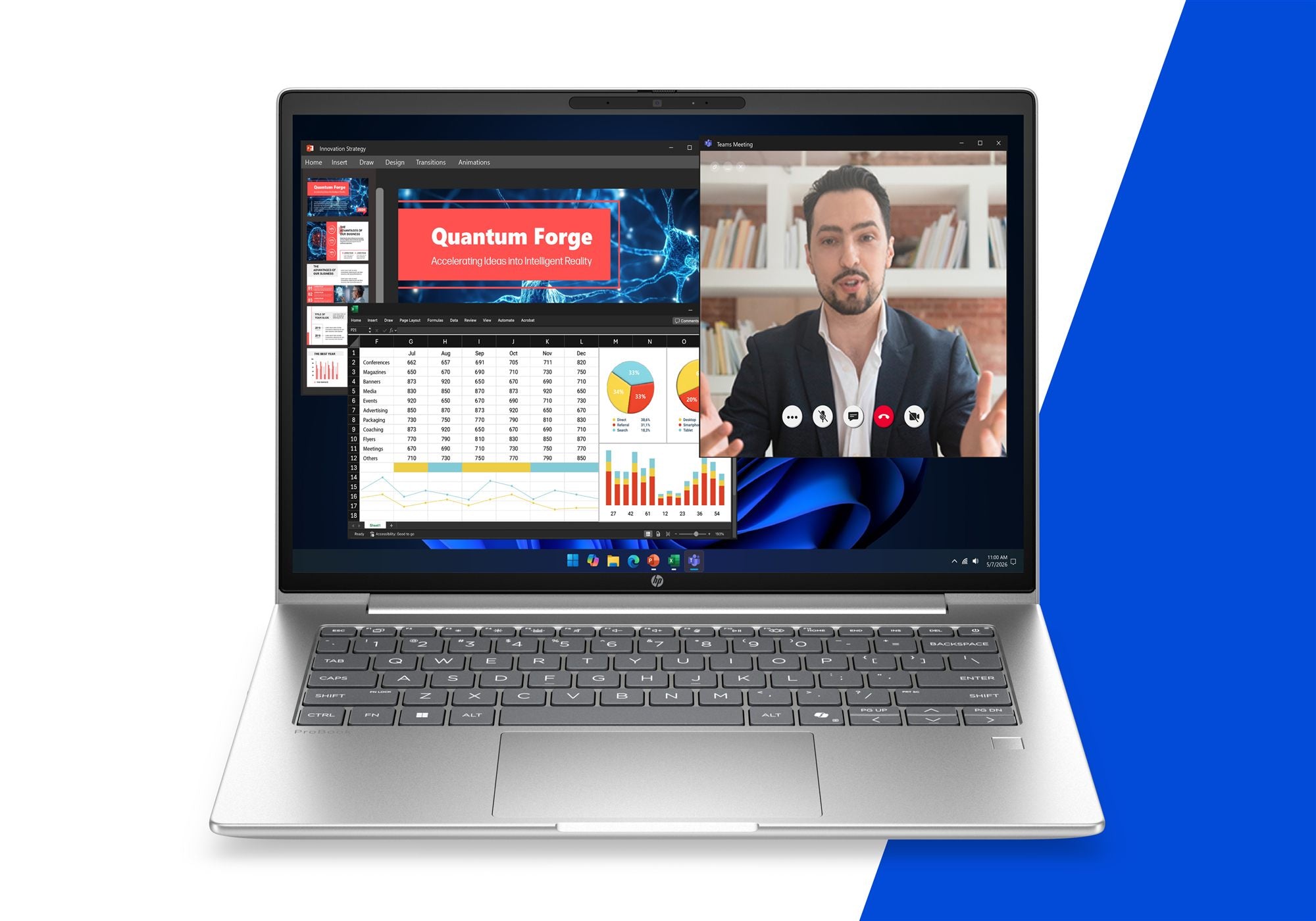 HP ProBook 4 G2i 14 AI Intel Core 5 315 14p WUXGA 16Go DDR5 512Go SSD ax6G+BT 3C Batt W11P 1yr Wrty