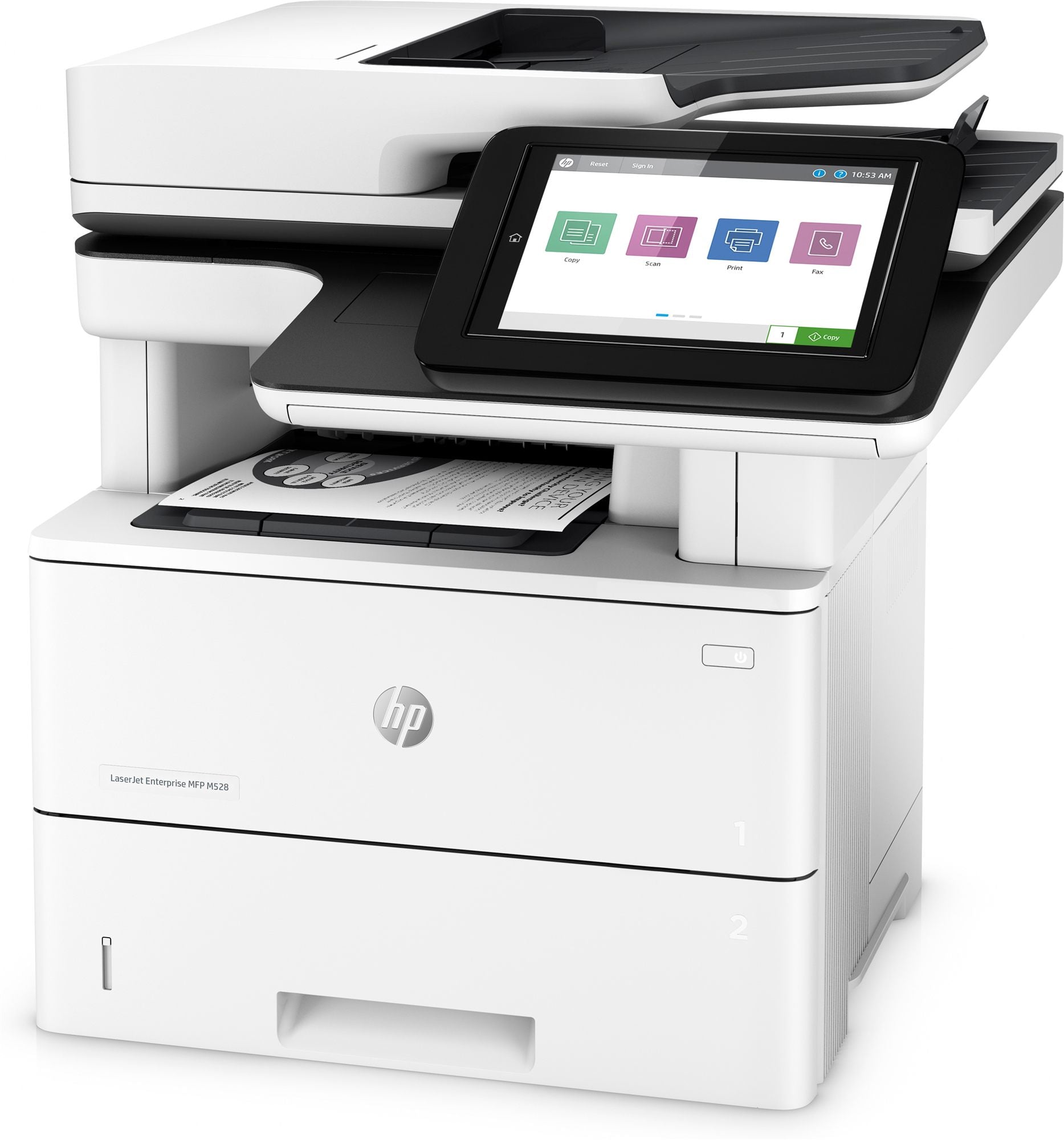 HP LaserJet Enterprise MFP M528dn MFP Mono laser A4 43ppm Copy 43ppm Print 650sheets USB LAN imprimante laser monochrome