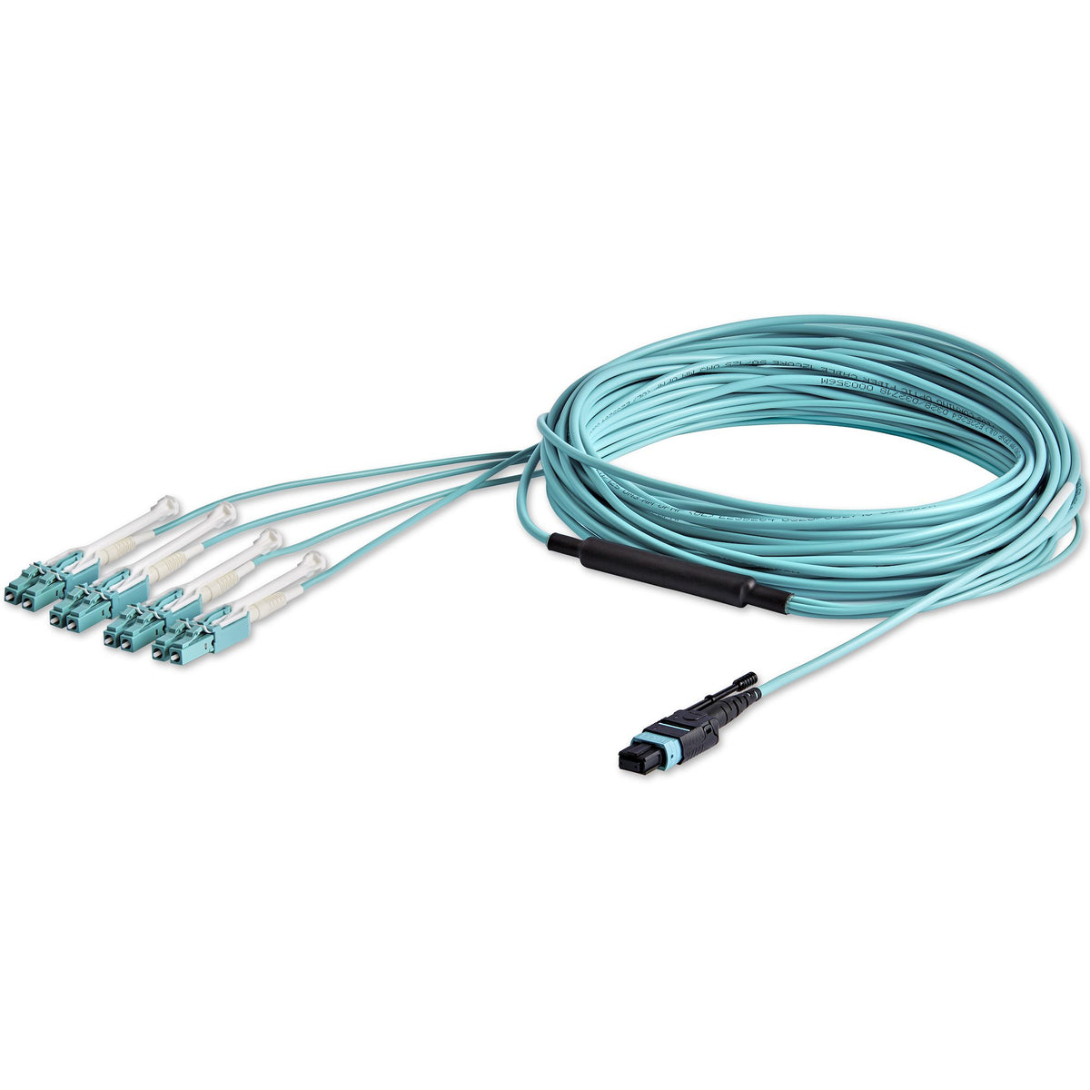 10m MTP/MPO to 4xLC/PC Fiber Cable