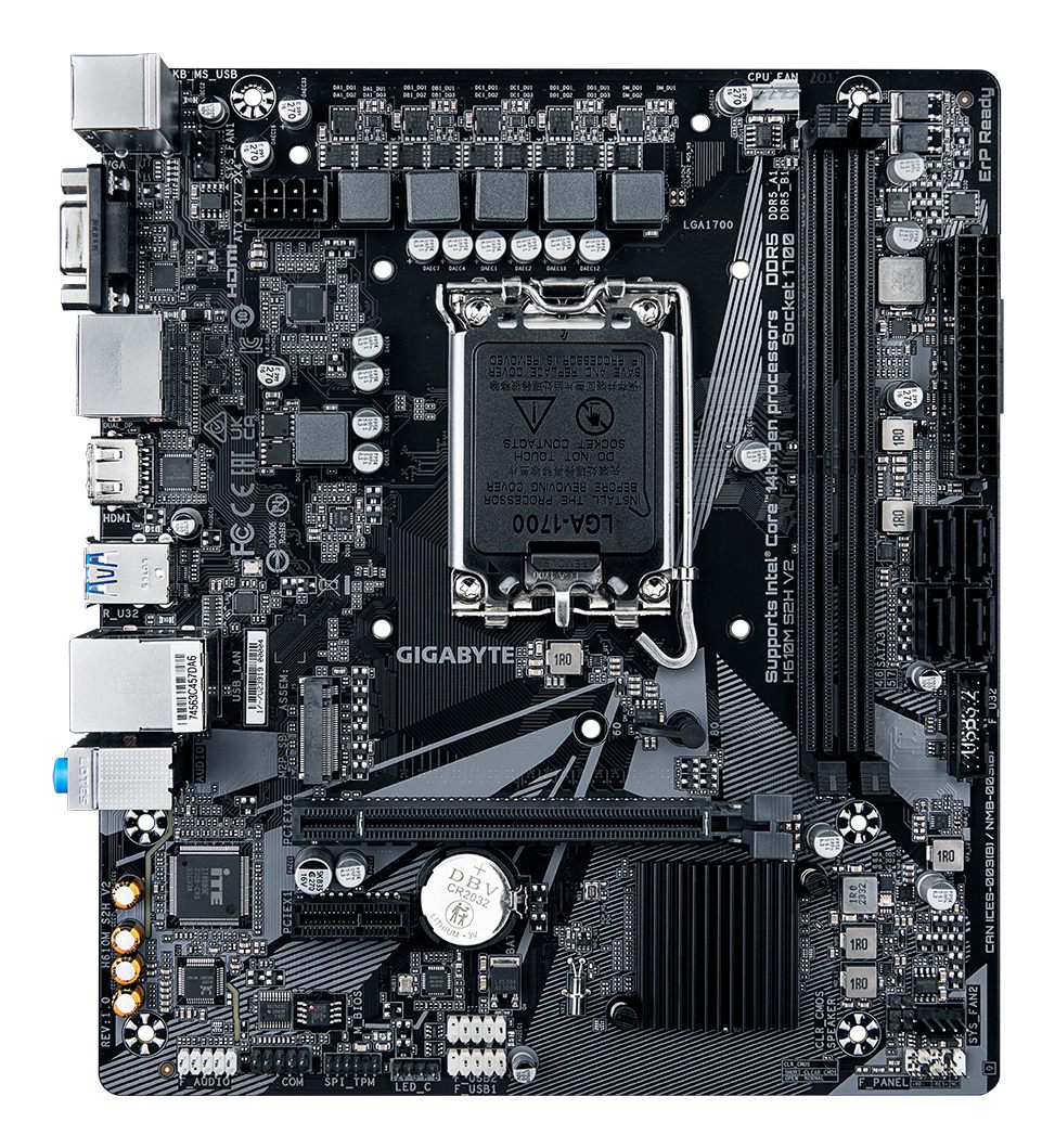 GIGABYTE H610M S2H V2 carte mere Intel H610 Express LGA 1700 micro ATX