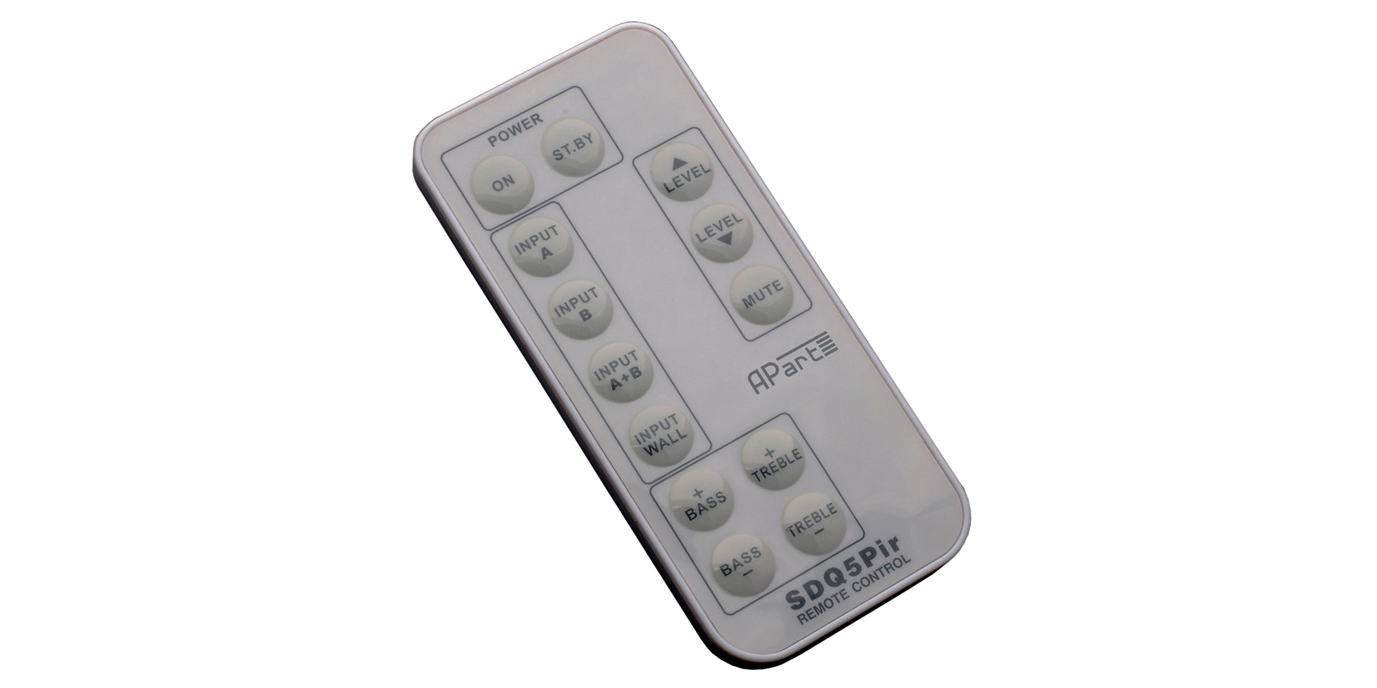 Biamp Remote control for SDQ5PIR-W/BL
